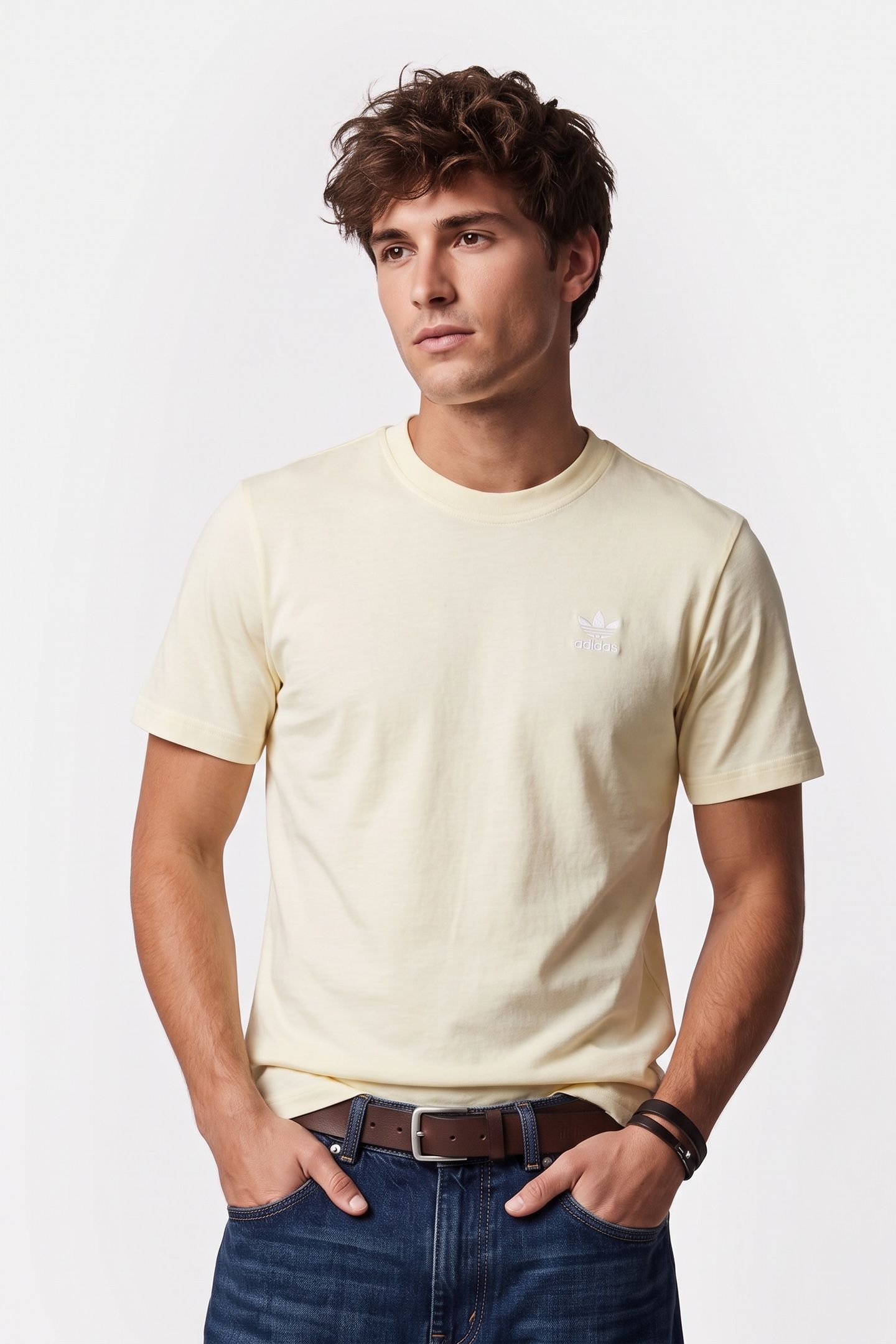 UNISEX ESSENTIAL TEE IVORY 2