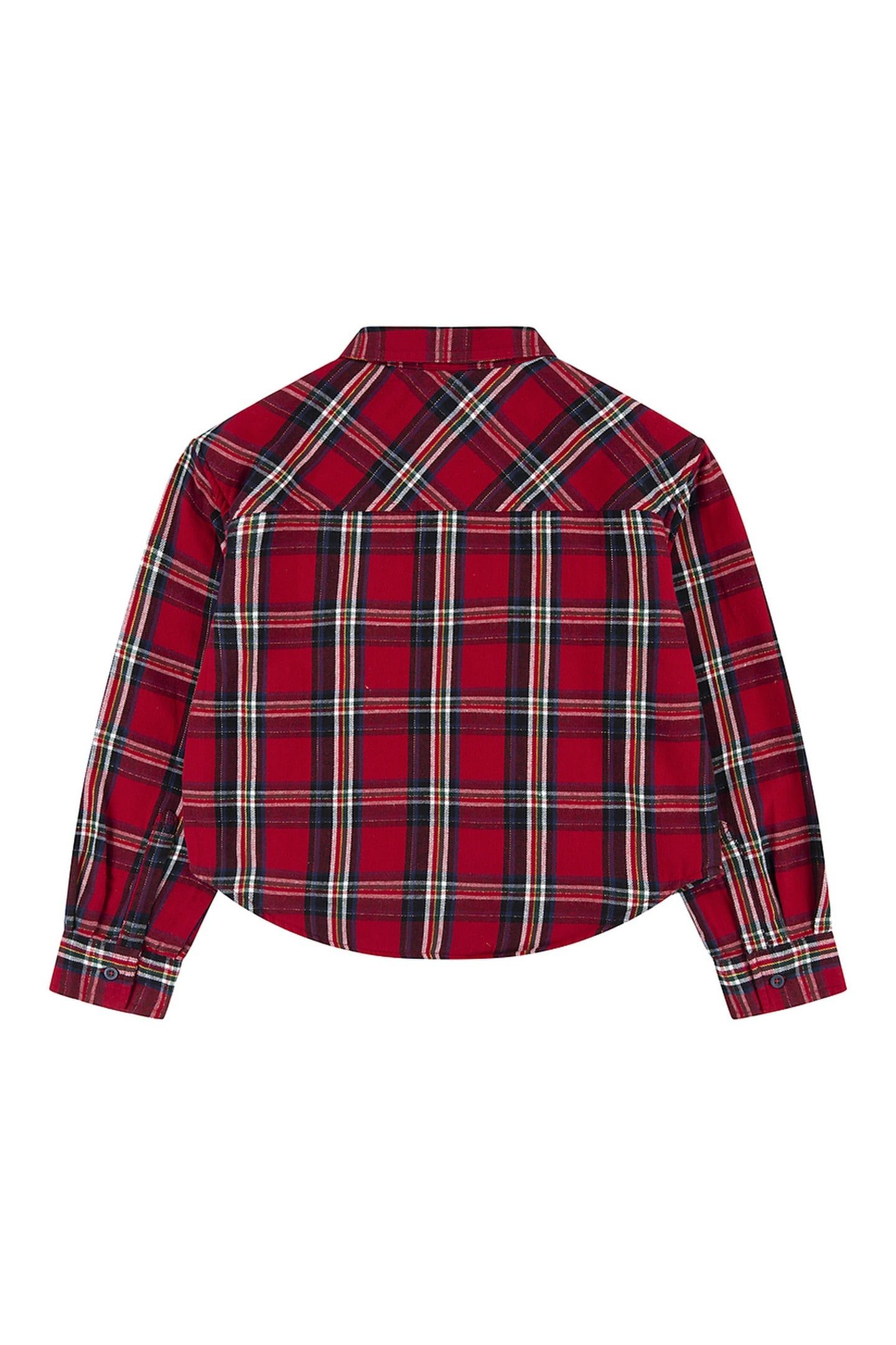GIRLS LVG LONG SLEEVE WOVEN TOP CHILI PEPPER 2