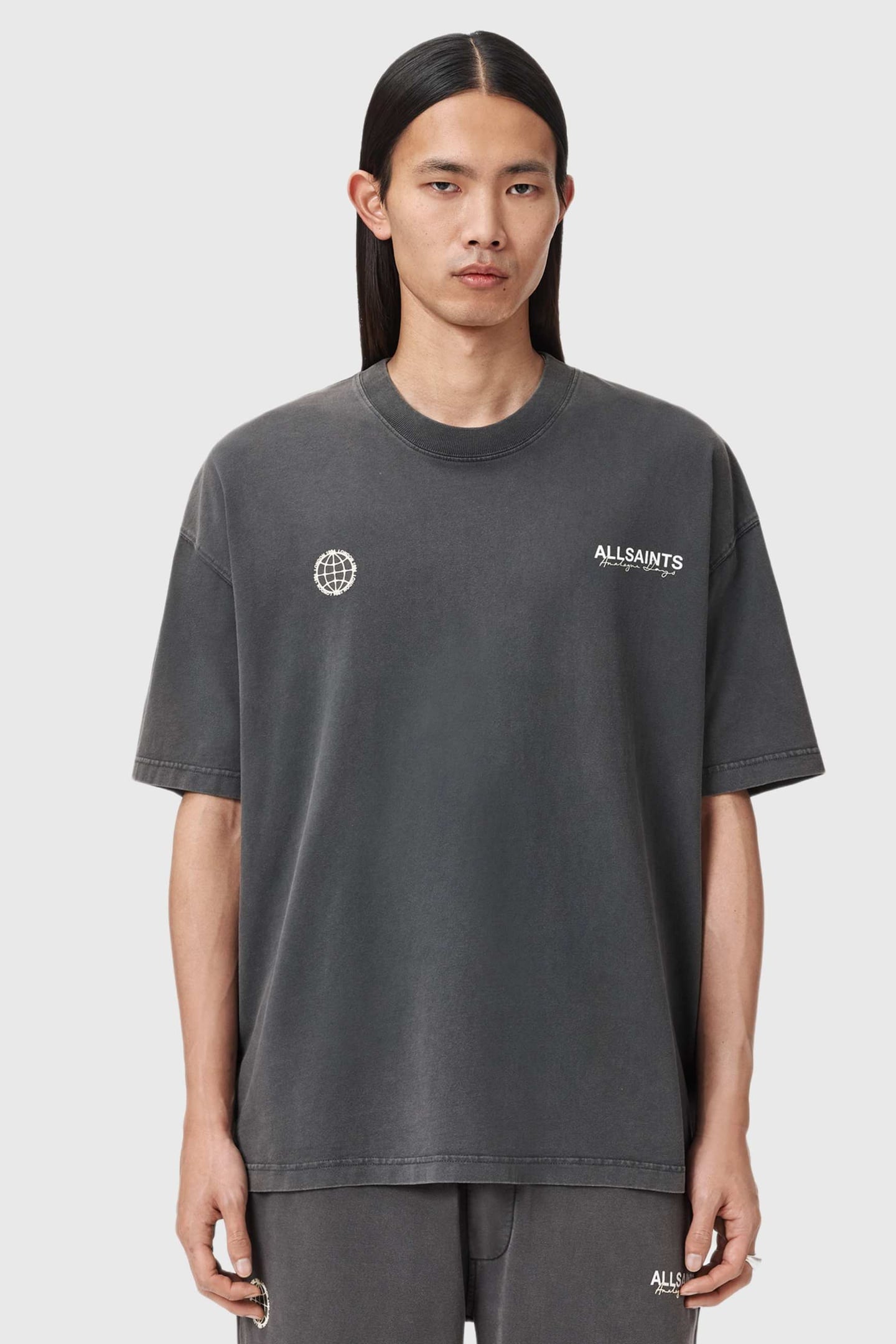 EMBLEM SS CREW WASHED BLACK 2