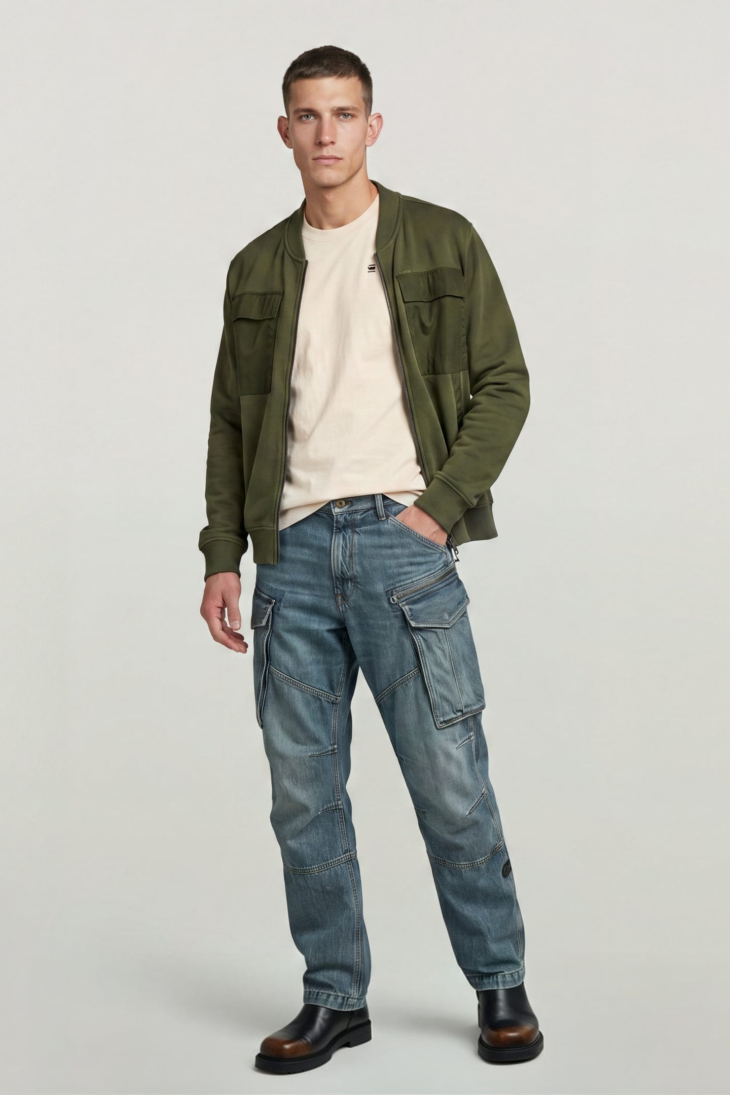 ROVIC 3D LOOSE DENIM MULTICOLOR 3