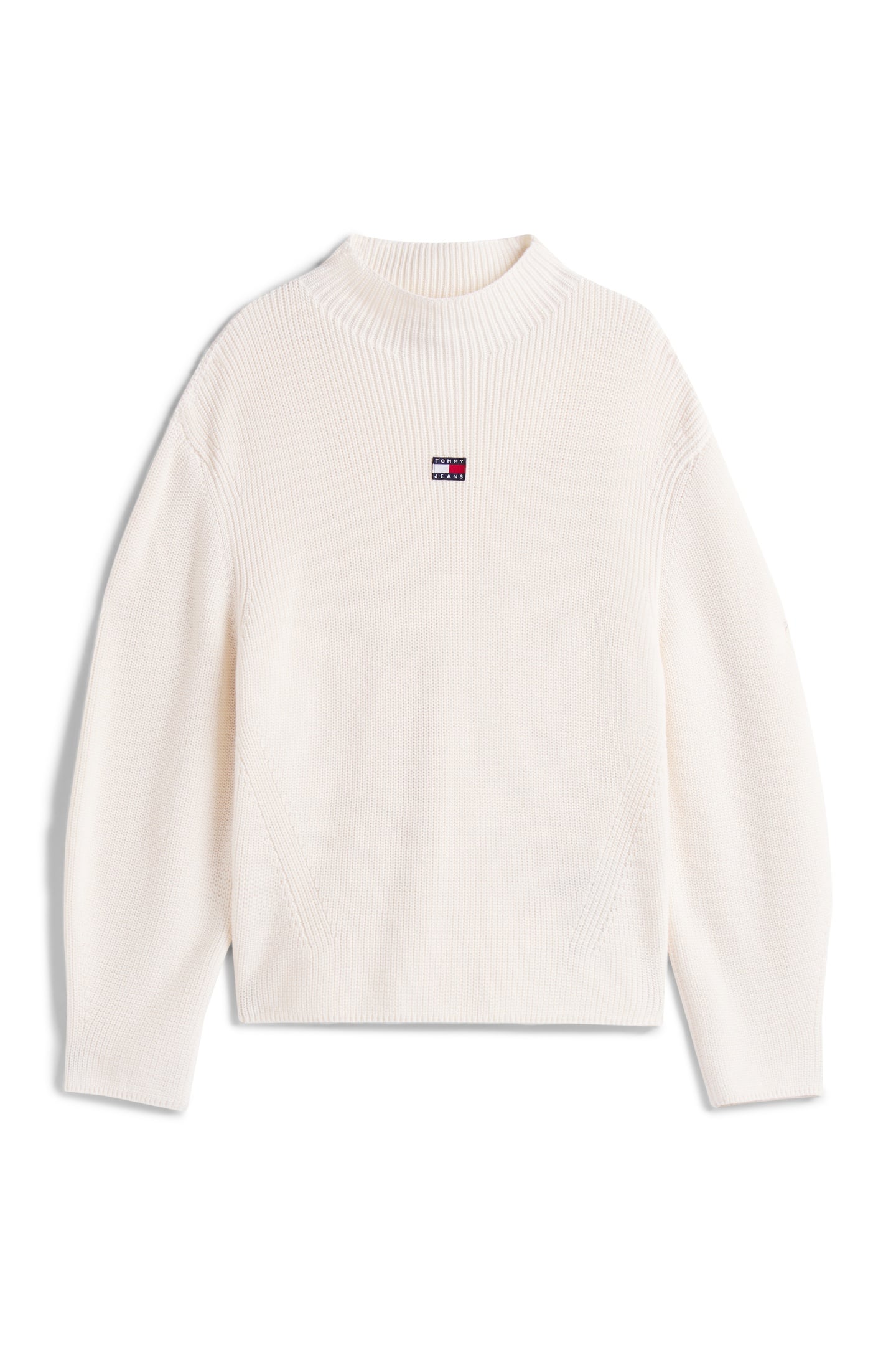 TJW MOCKNECK BADGE SWEATER ANCIENT WHITE 4