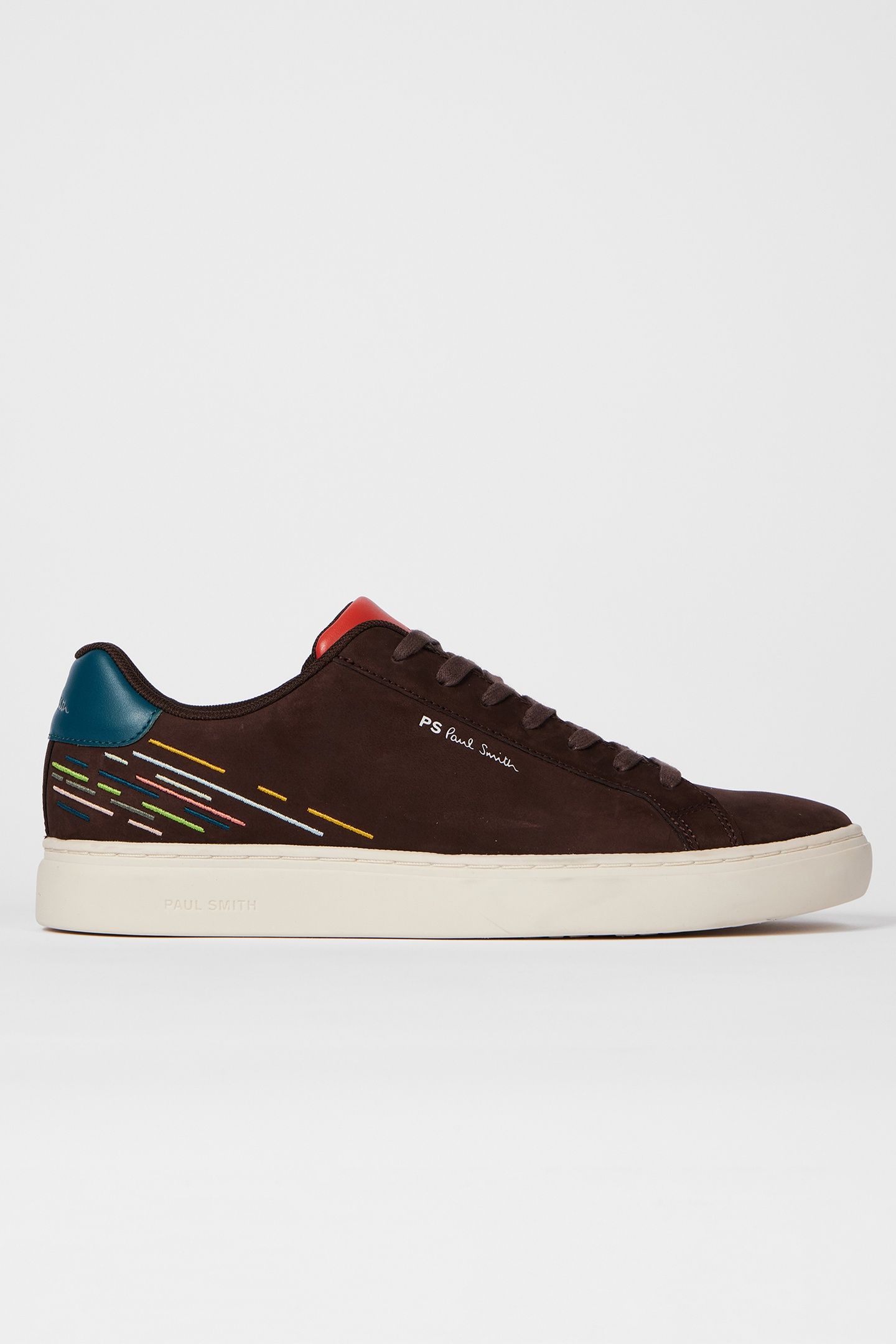 MENS SHOE REX BROWN EMBROIDERY BROWN 2