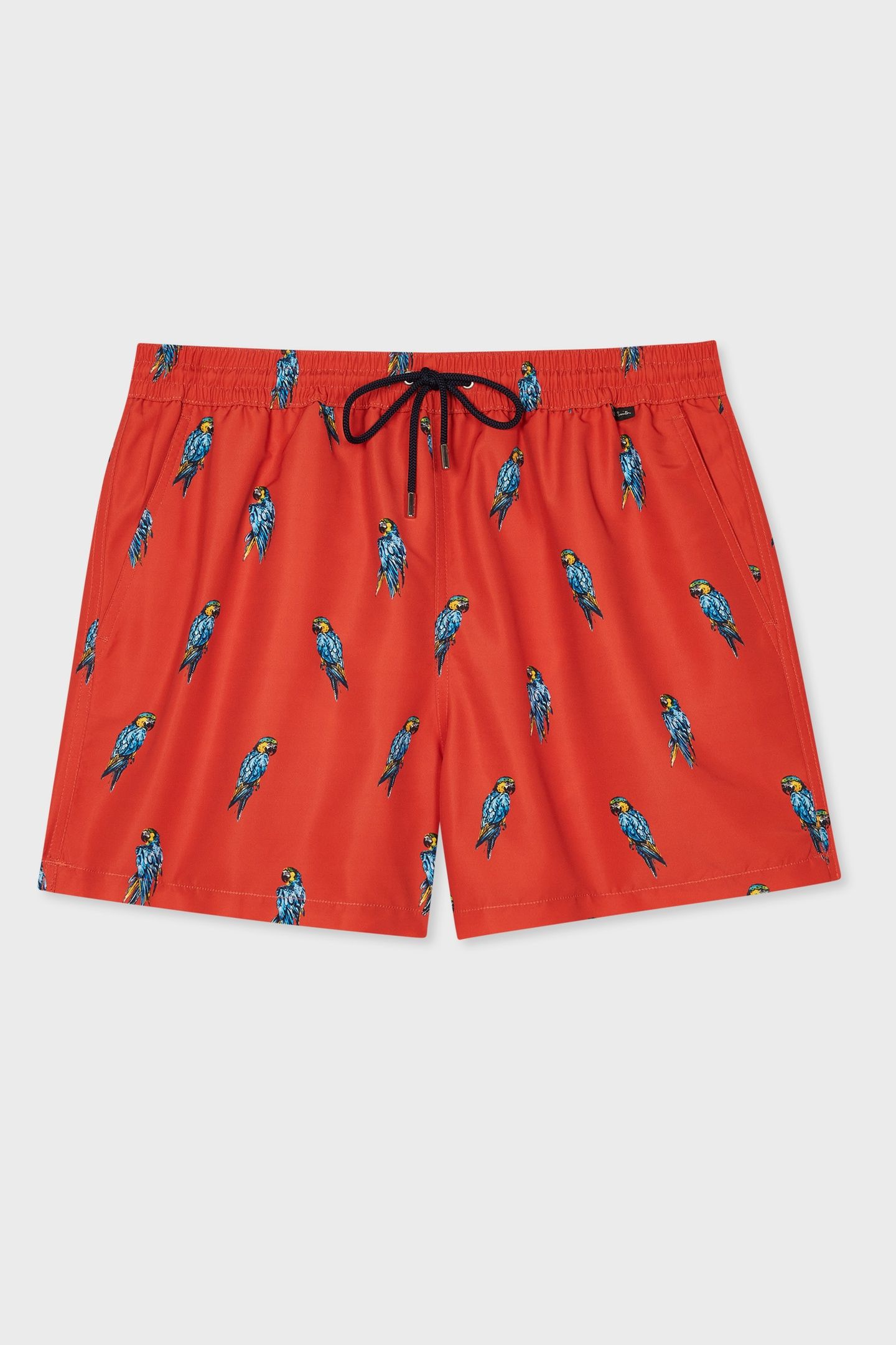 MEN SWIM SHORT PARROTS RED 2