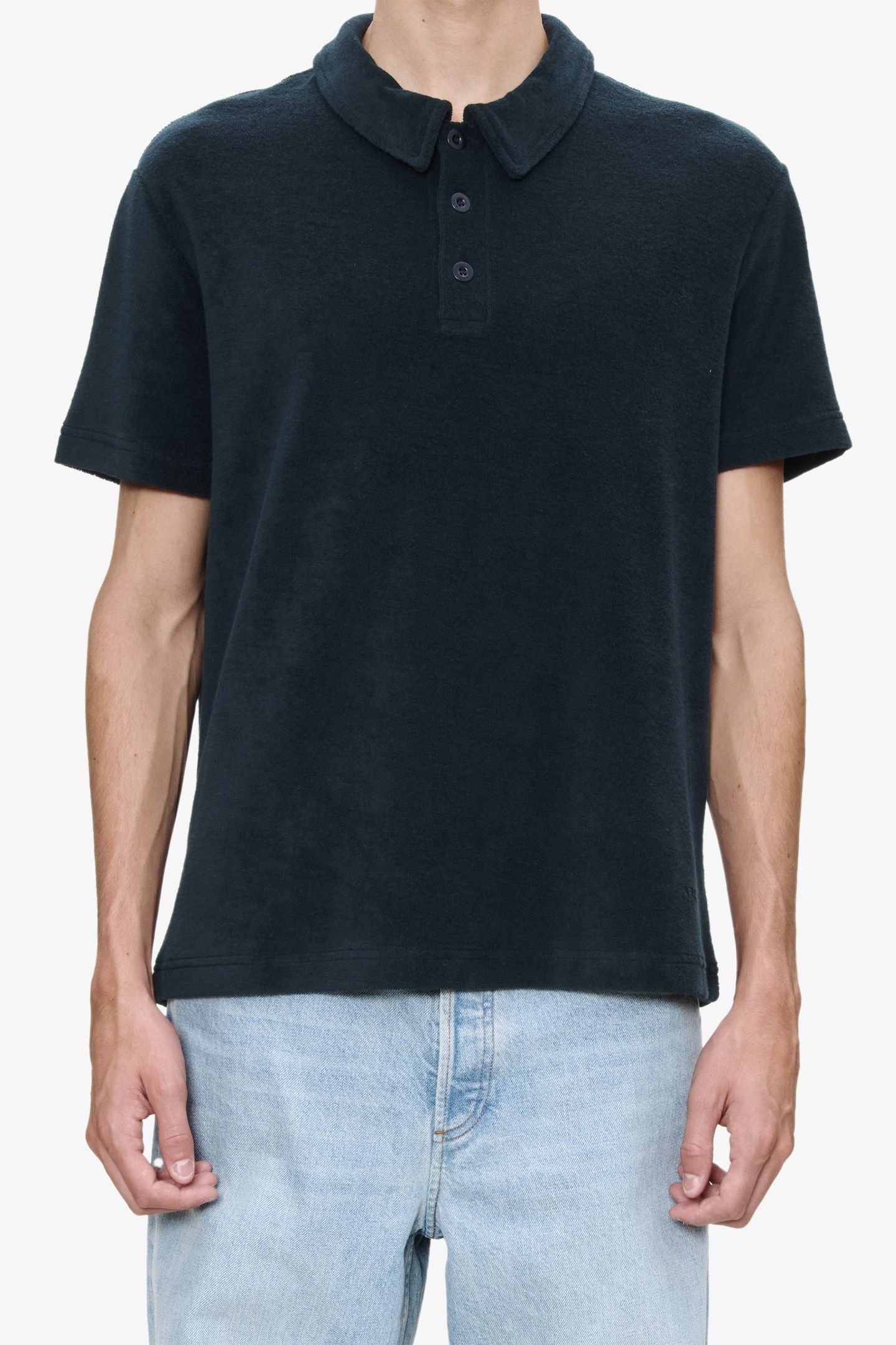 UNISEX POLO SHORT SLEEVE DARK NAVY 1