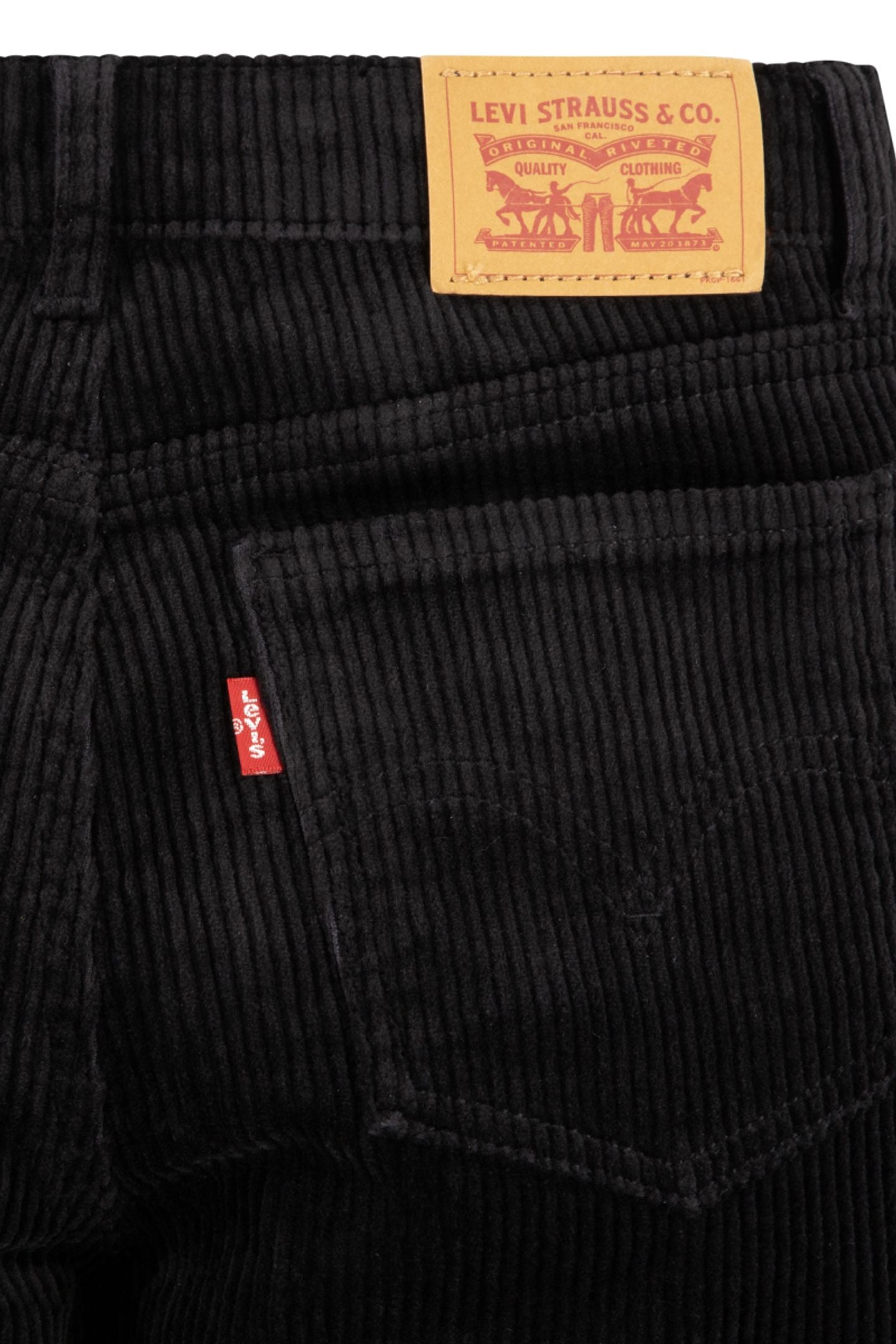 GIRLS CORDUROY MINI MOM PANT BLACK 4