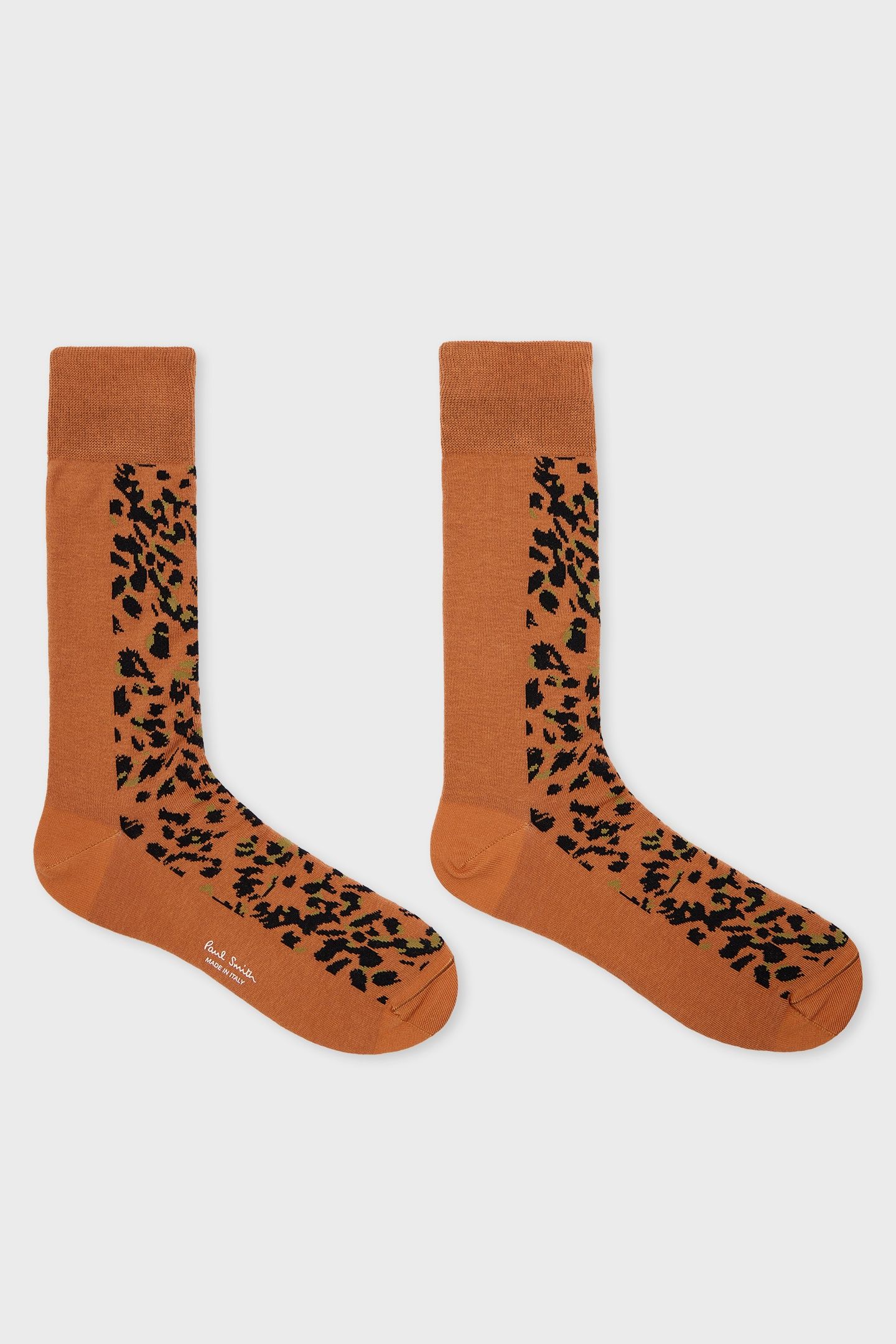 MEN SOCK ILIAD LEOPARD TAN 2