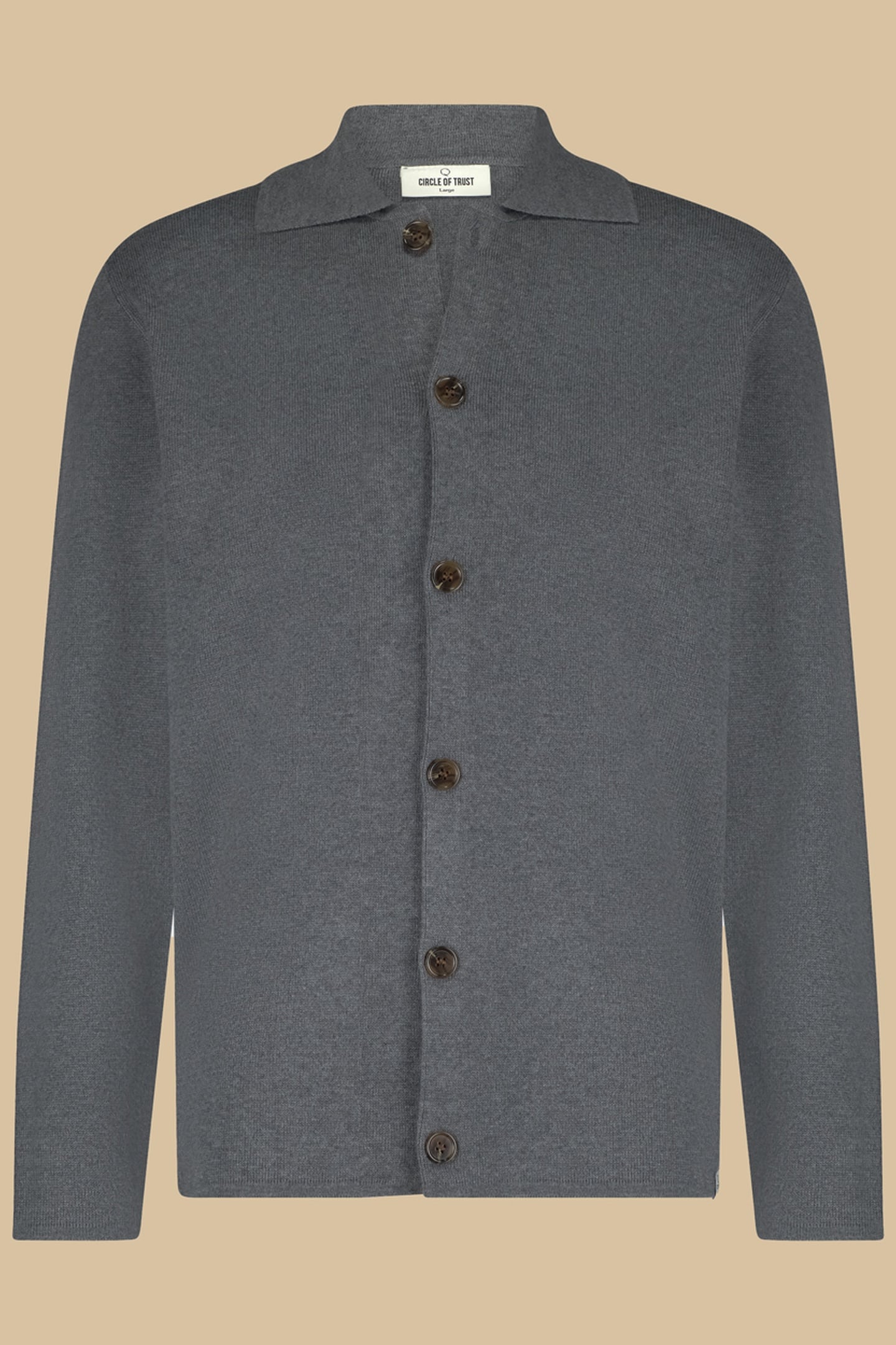 EATON KNIT GREY MELANGE 1