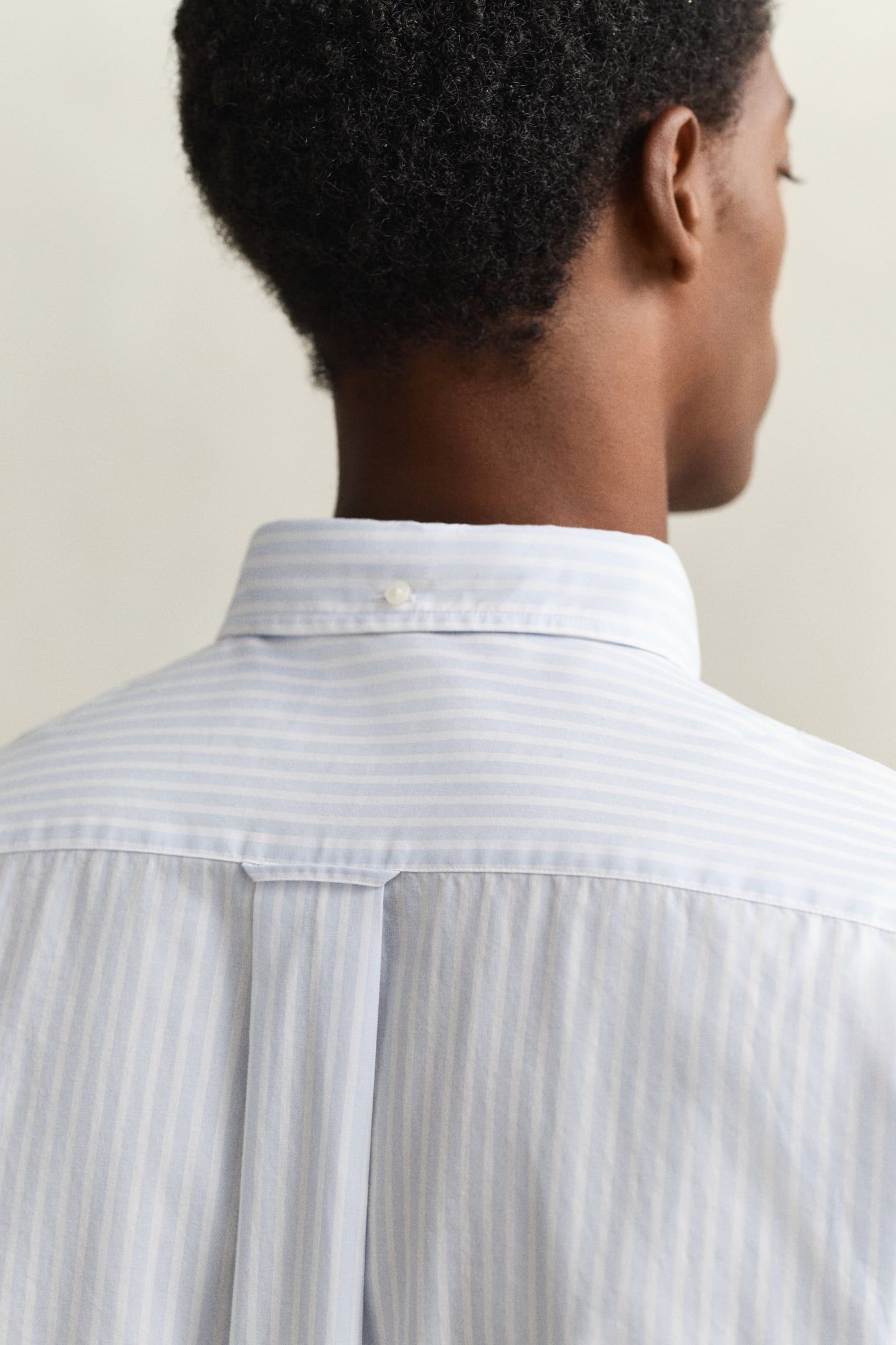 REG CLASSIC POPLIN STRIPE SHIRT LIGHT BLUE 5