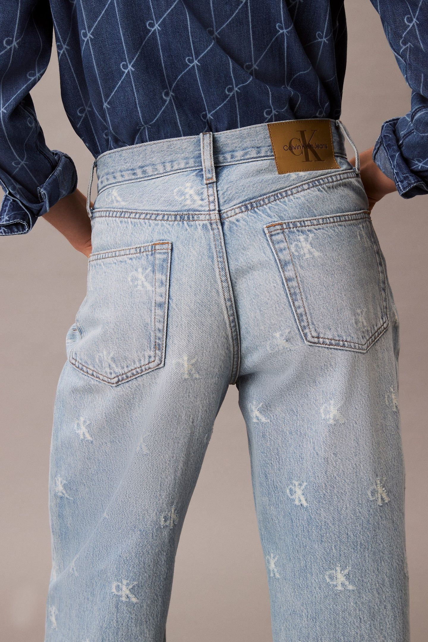 THE WIDE LEG DISTRESSED INDIGO 3