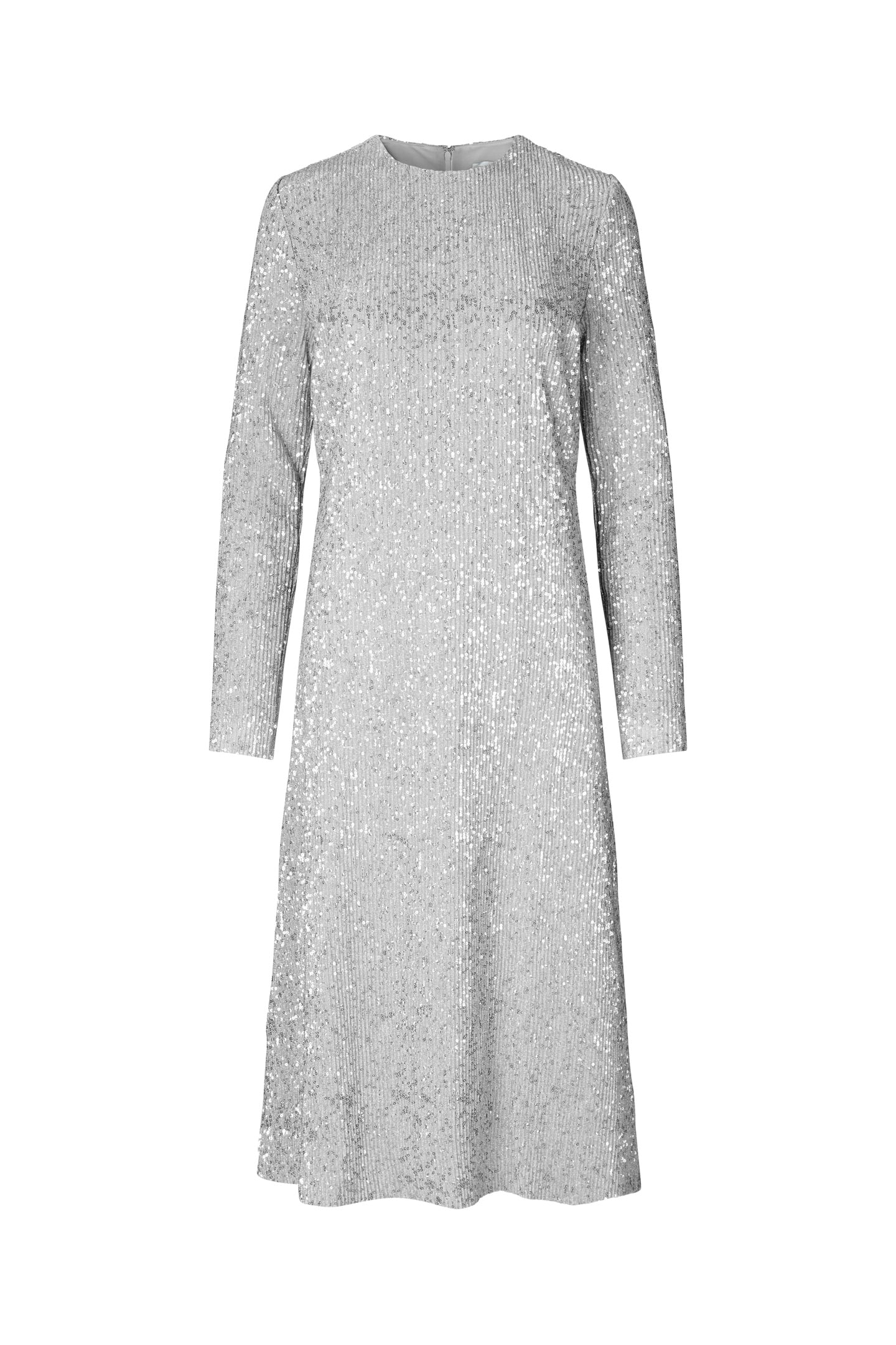 CELSIA DRESS LONG SILVER 3