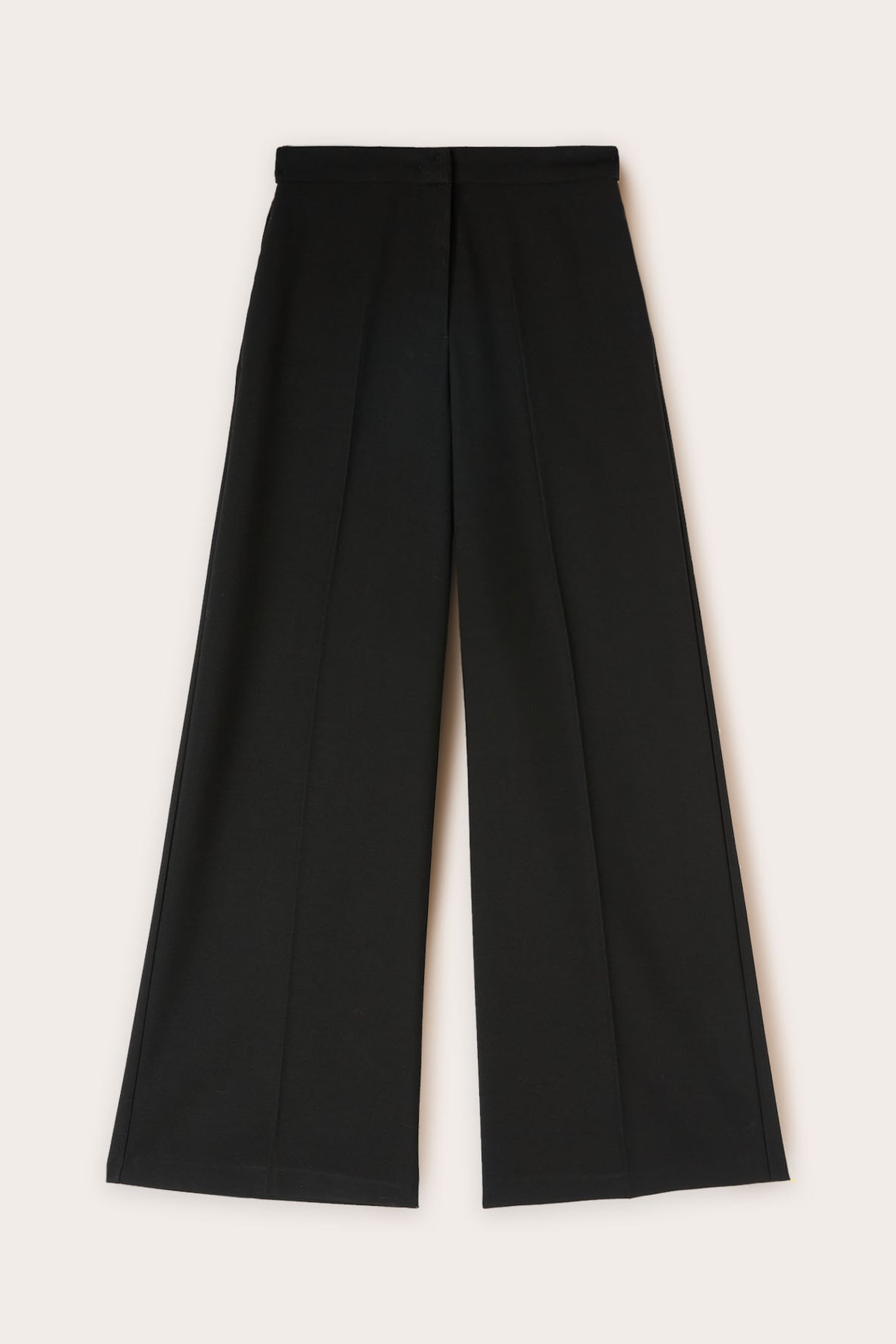 PALAZZO PANTS IN POLYVISCOSE BLACK 4