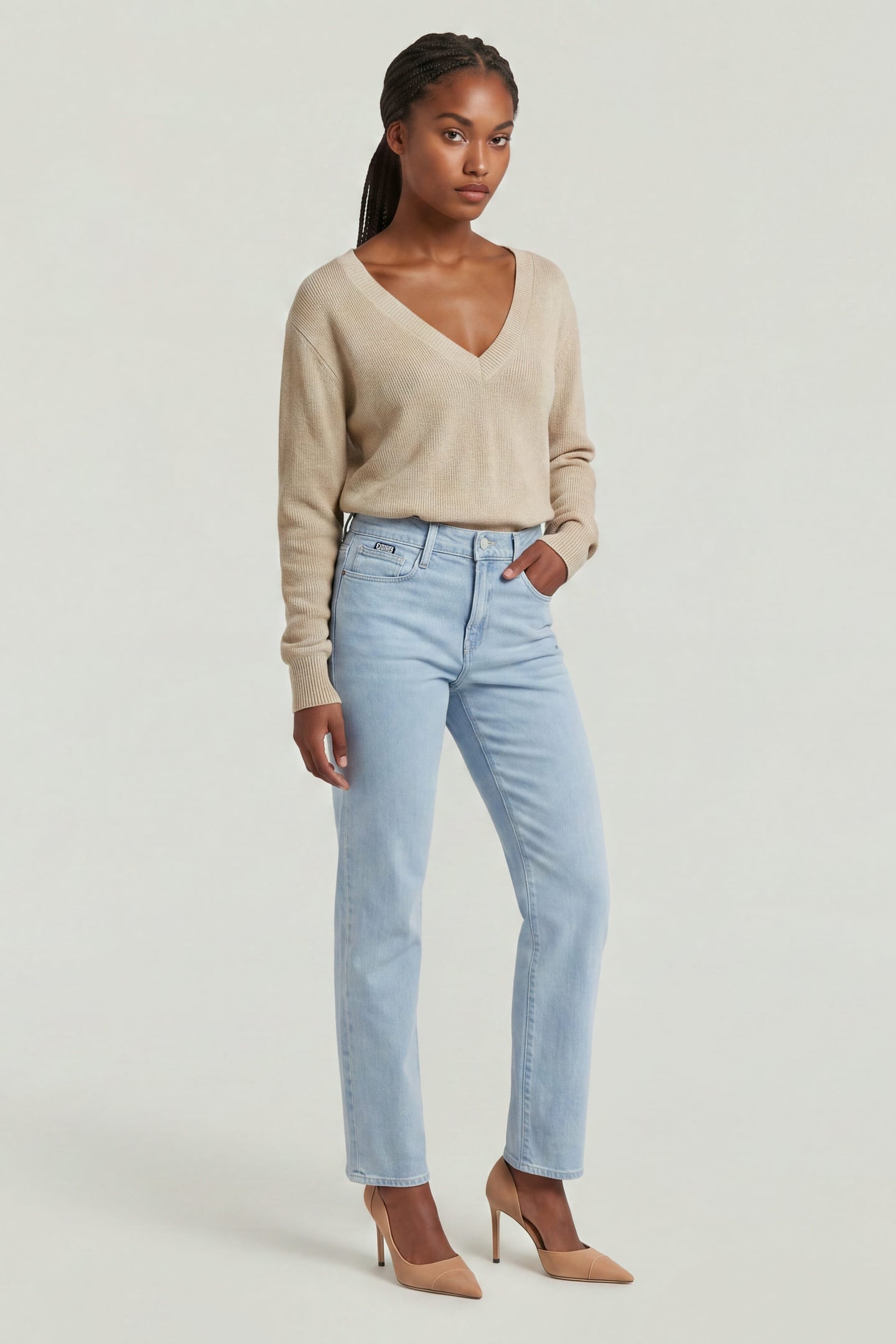 ACE 2.0 SLIM STRAIGHT LIGHT/PASTEL BLUE 3