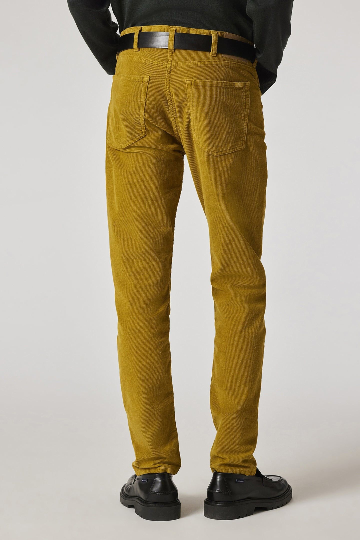 MENS TAPERED FIT JEAN OCHRE YELLOW 3