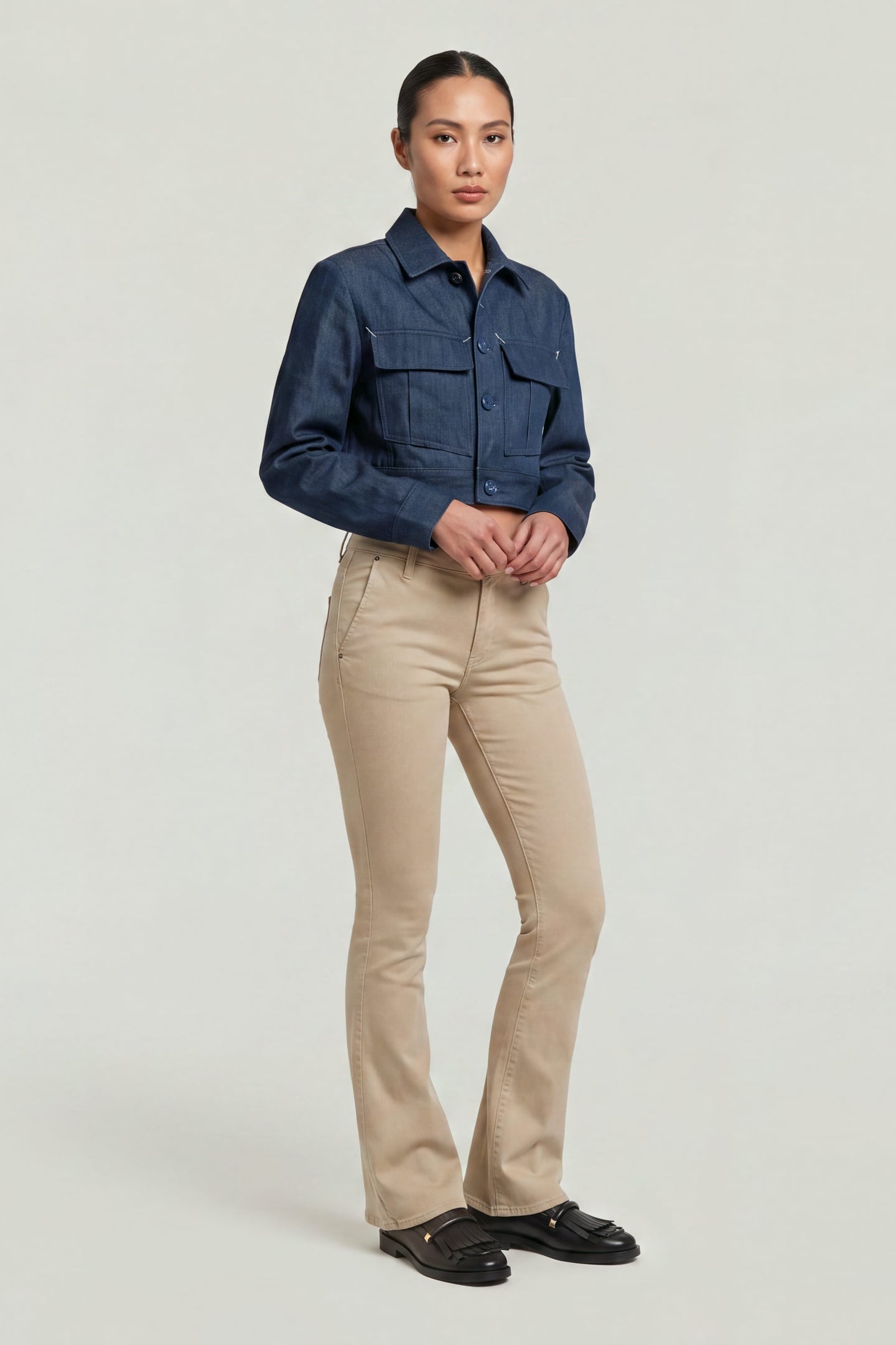 3301 FLARE CHINO BEIGE/KHAKI 3