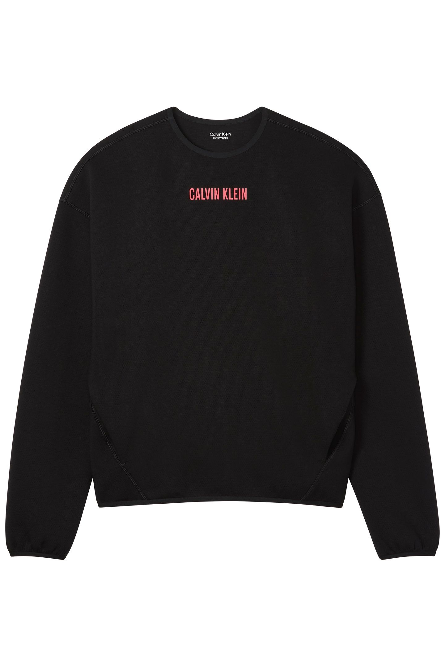 CREWNECK BLACK W/PUNCH PINK LOGO 4