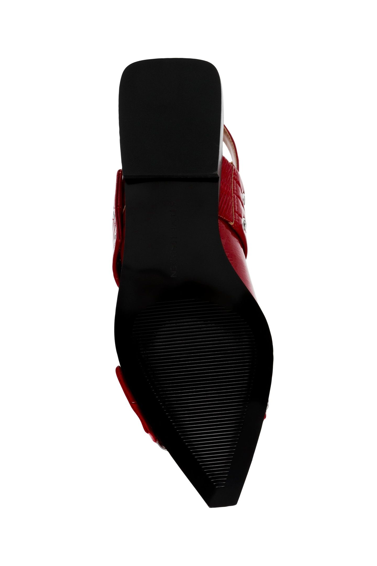 GRAND AVE FLAT SHOES RED PATENT 8