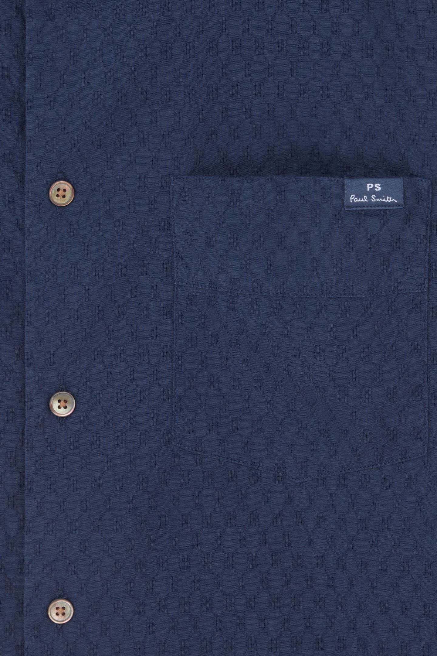 MENS LS REGULAR FIT SHIRT NAVY 3