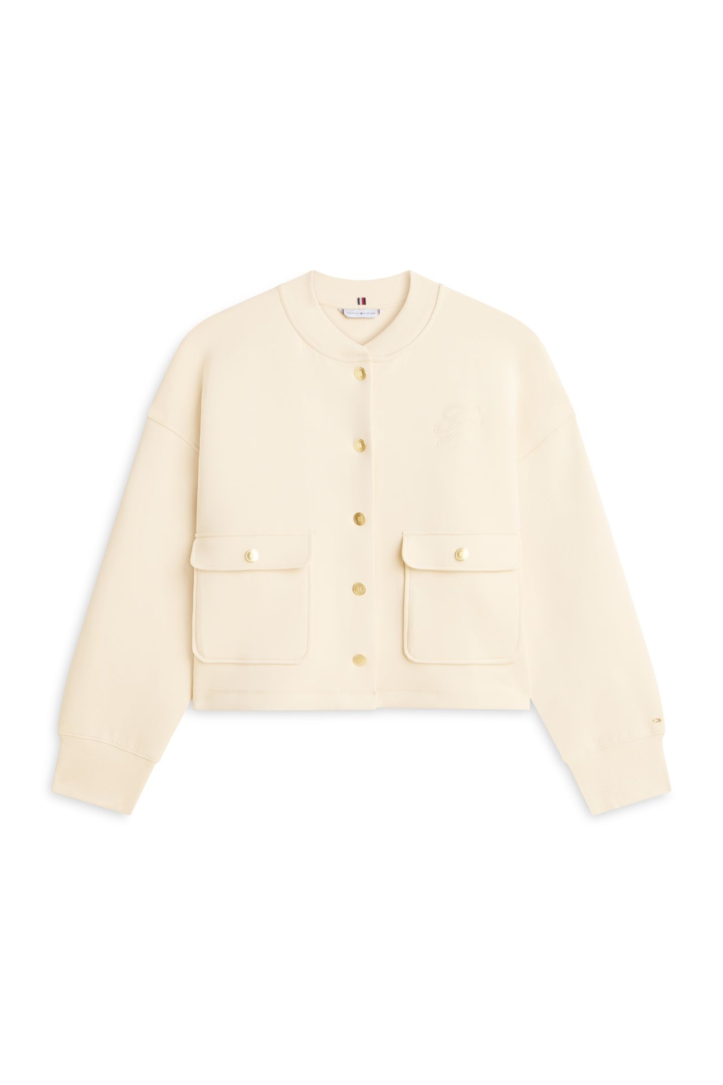 GOLD BUTTON BOMBER COUNTRY IVORY 4