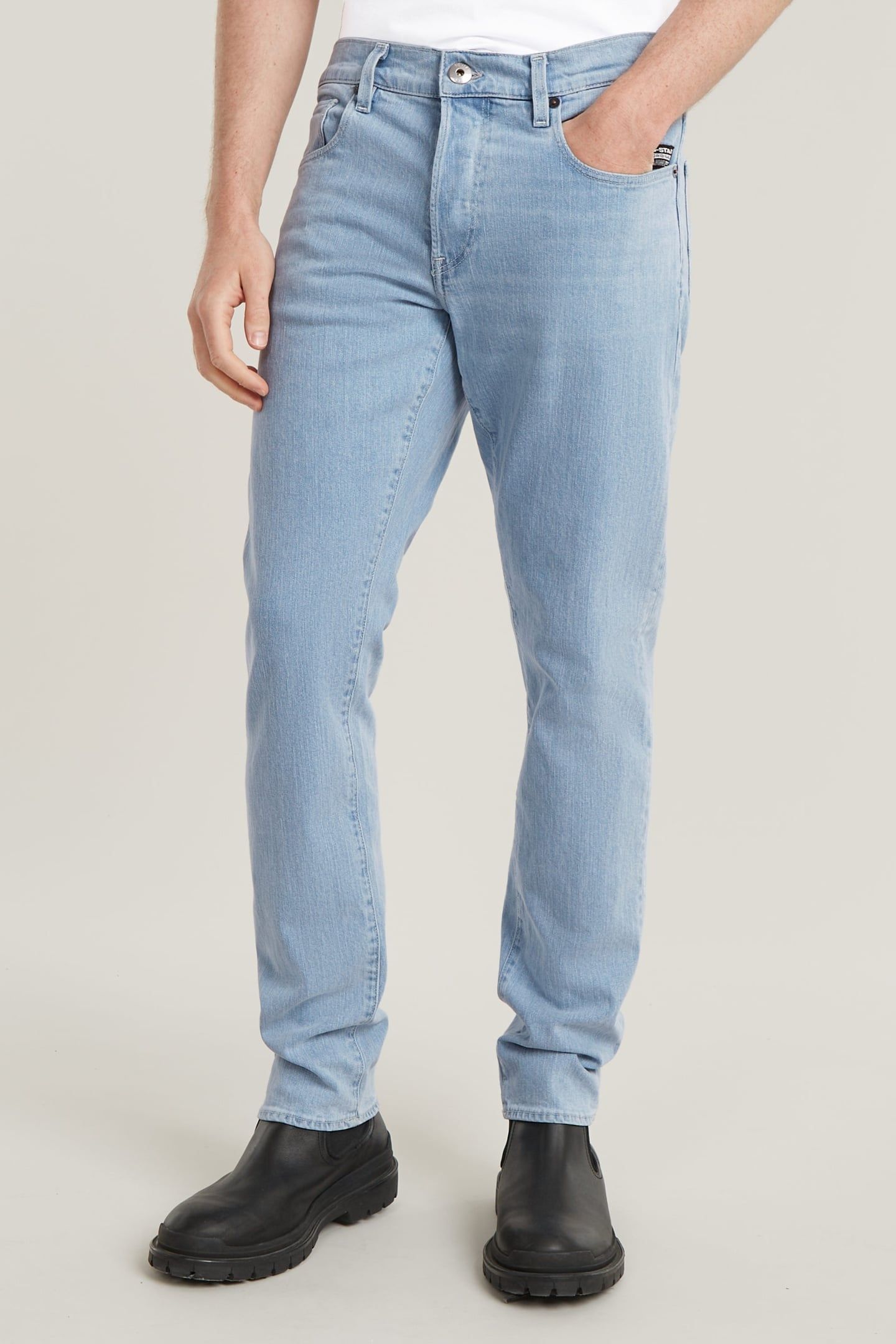 3301 REGULAR TAPERED LIGHT/PASTEL BLUE 1