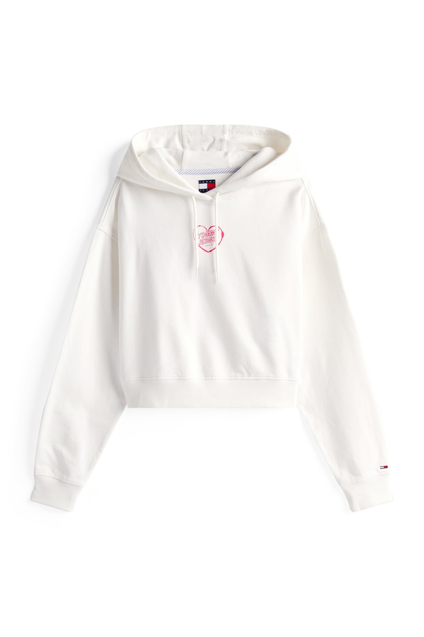 TJW RELAXED CRP HEART HOODIE ECRU 4