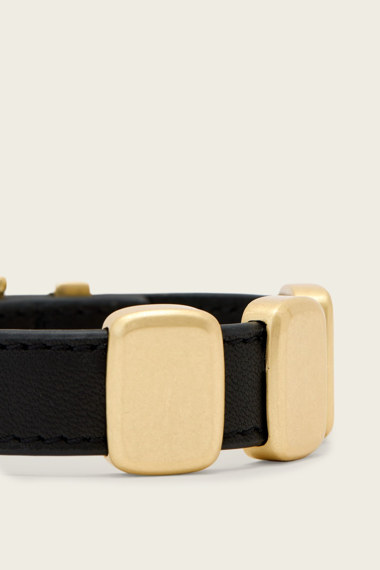ESTA LTHR BRCLT BLACK/GOLD 4