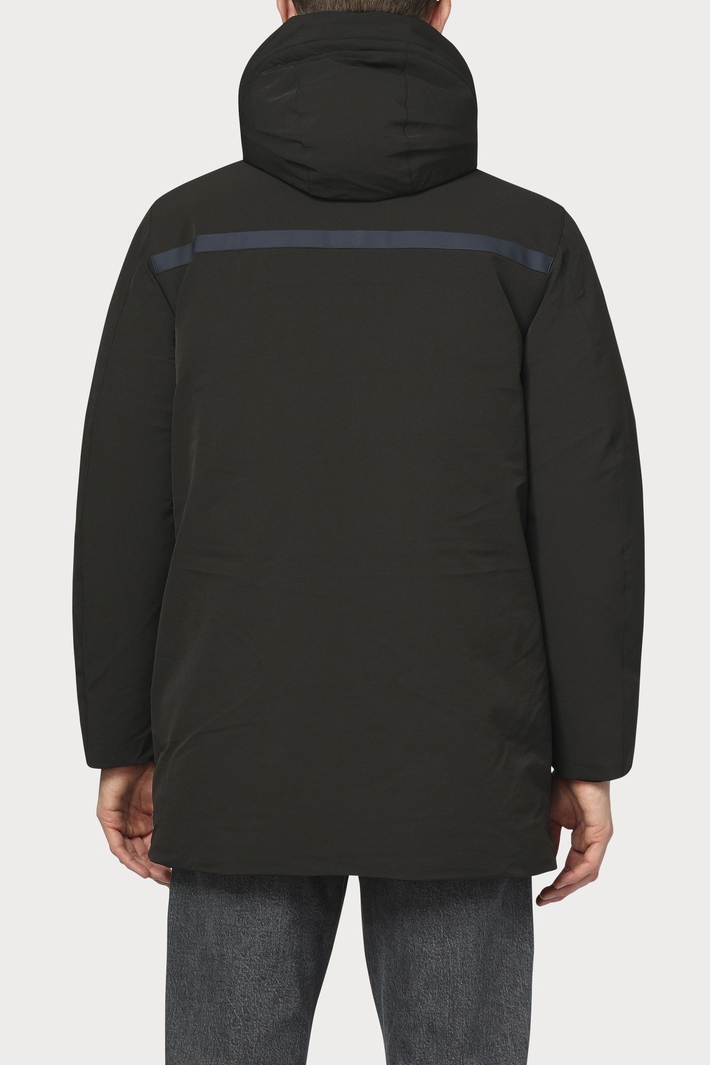 MENS HOODED JACKET BLACK 2