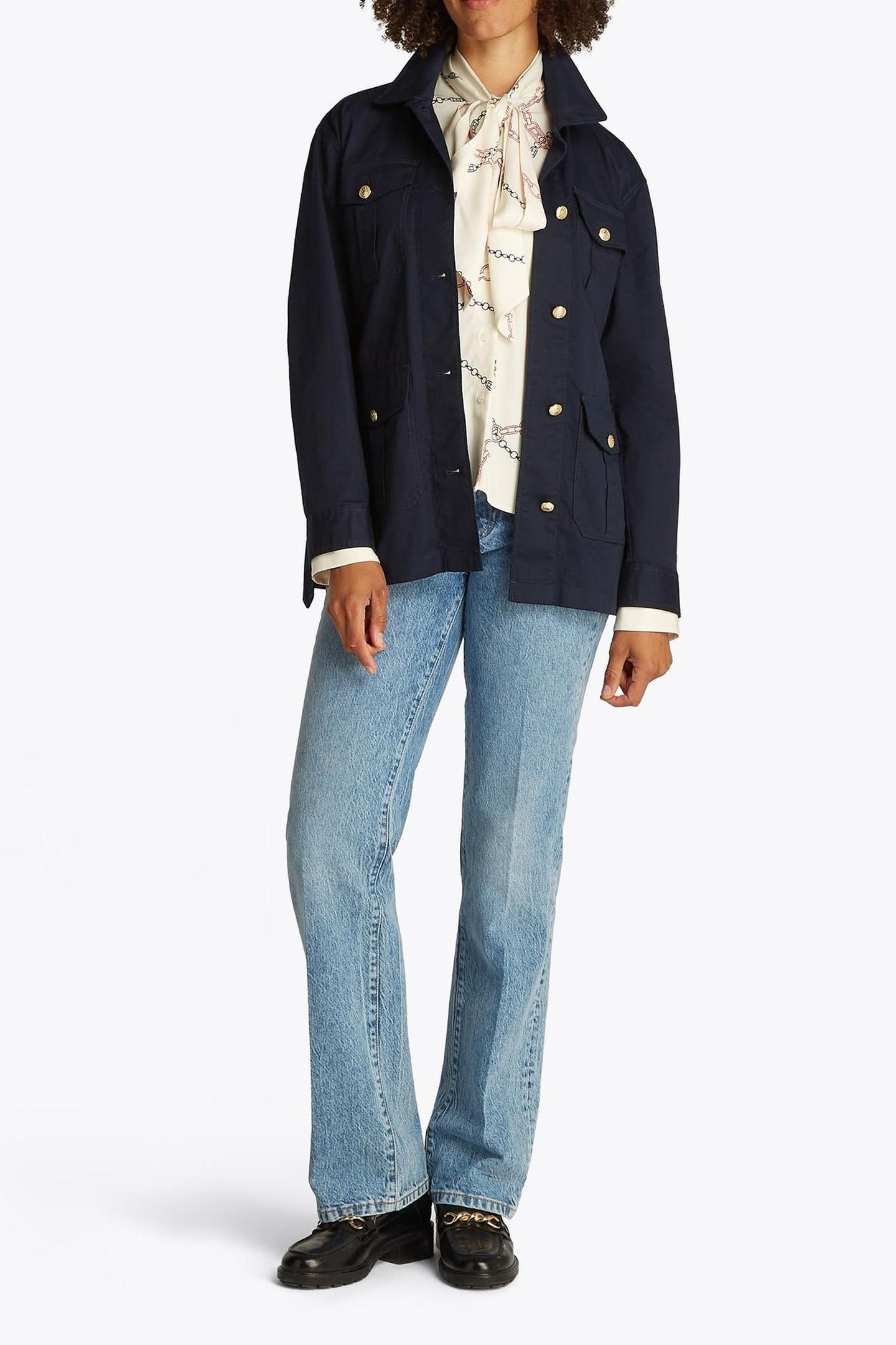 GOLD BUTTON UTILITY DARK NIGHT NAVY 2