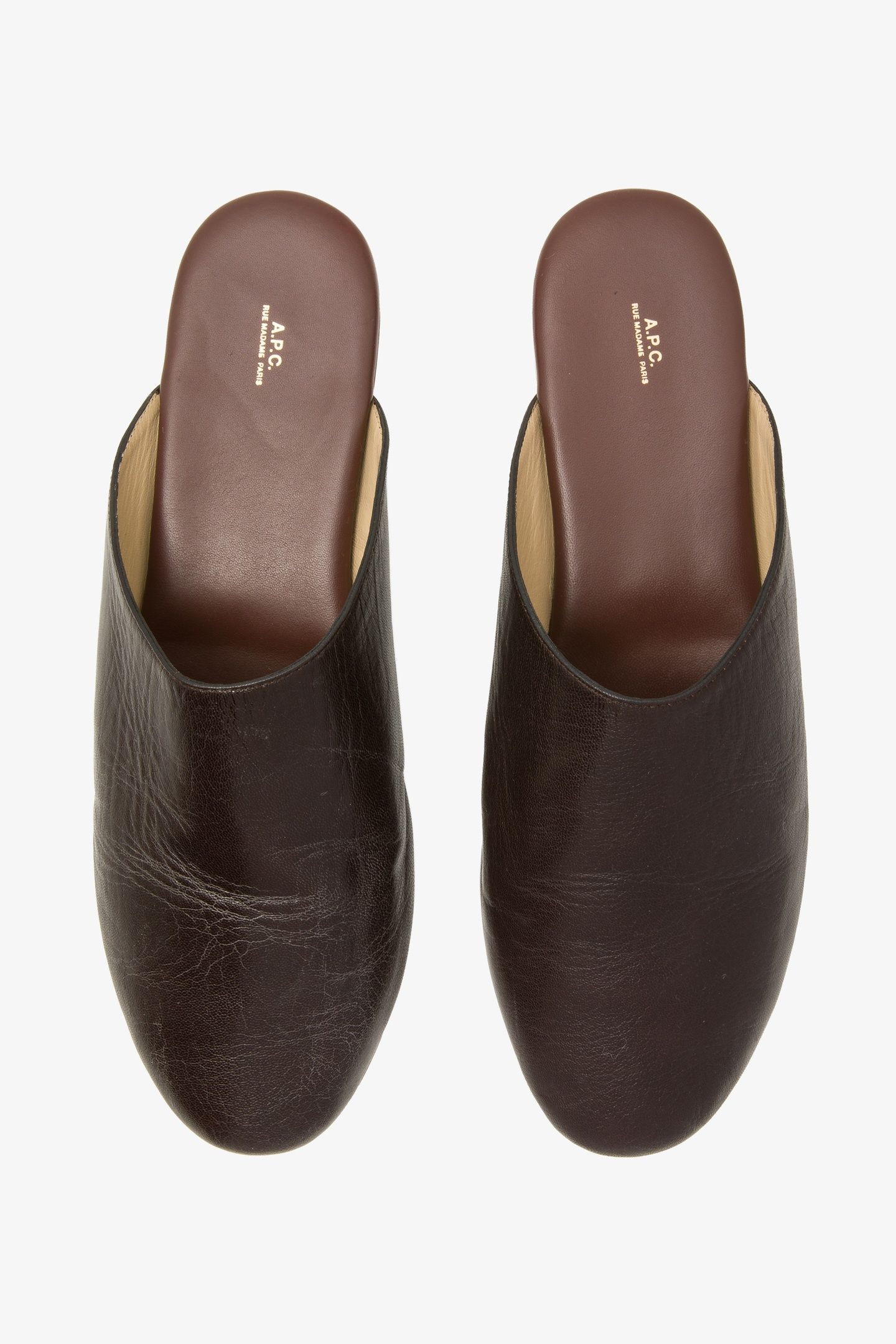 UNISEX THE MULES DARK BROWN 2