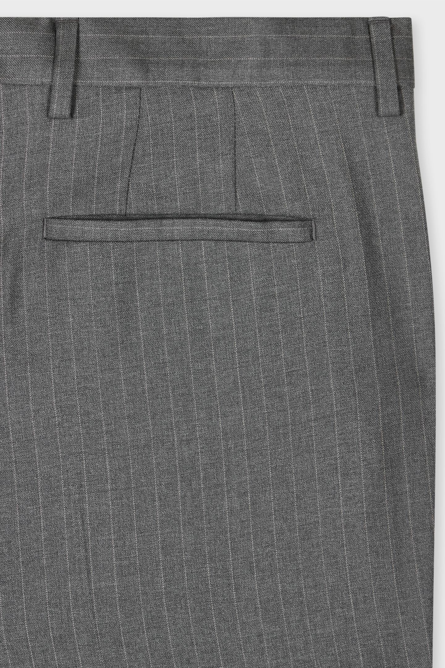 MENS SLIM FIT TROUSER GREY MELANGE 8