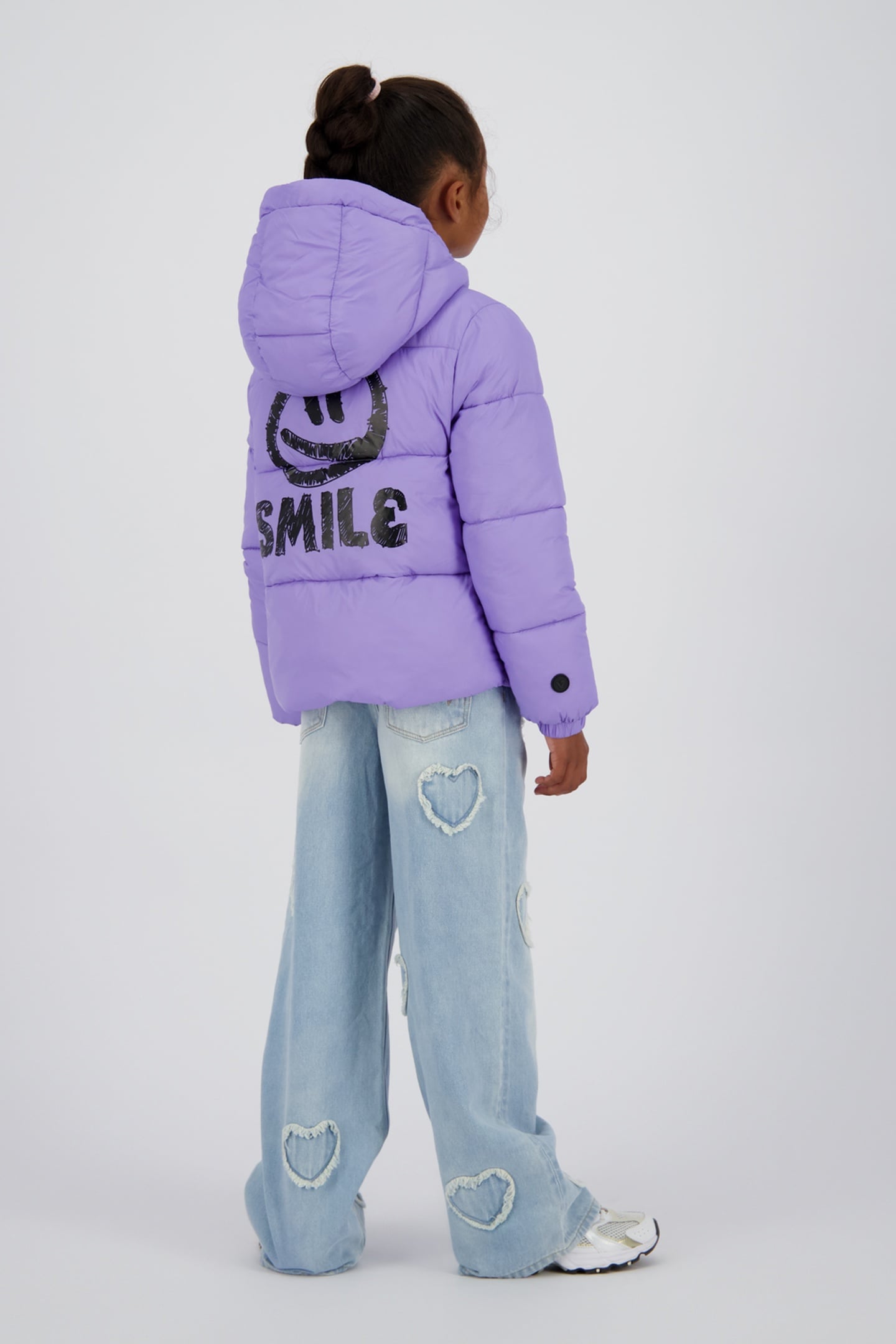 GIRLS TINZA JACKET OUTDOOR CANDY LILAC 2