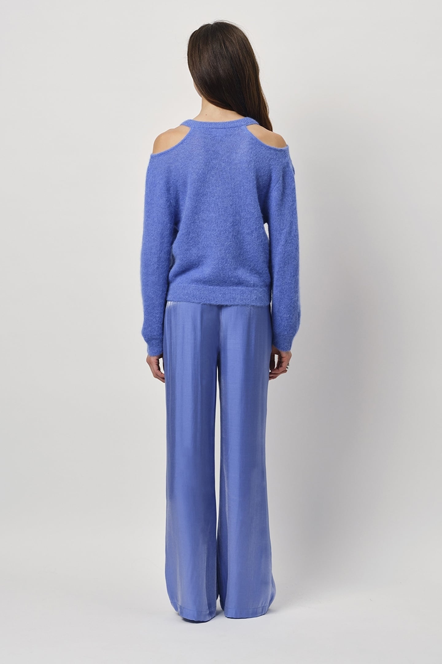 IMANY OPEN SHOULDER SWEAT CORNFLOWER BLUE 3