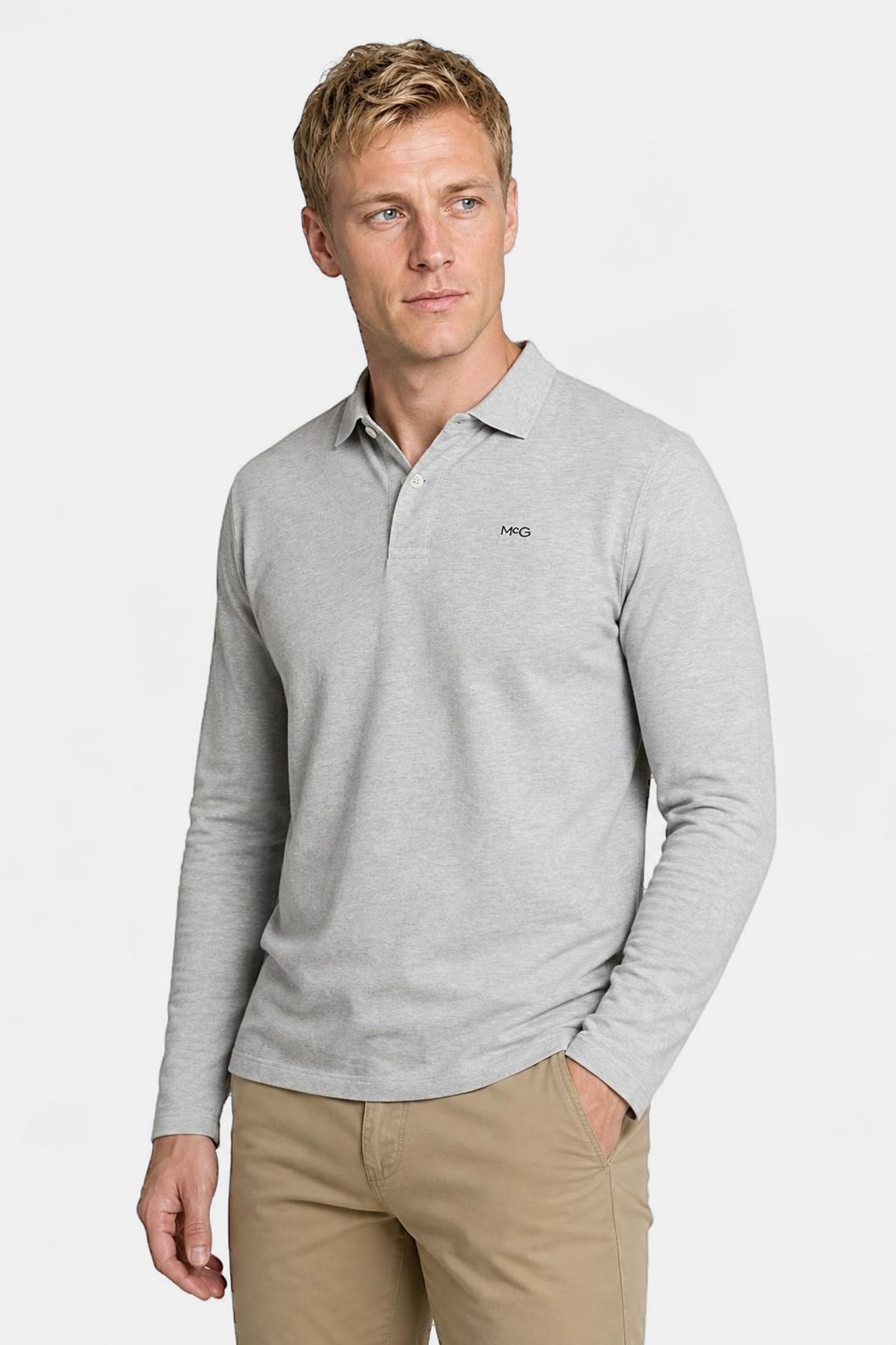 CLASSIC POLO MEDIUM GREY MELANGE 1