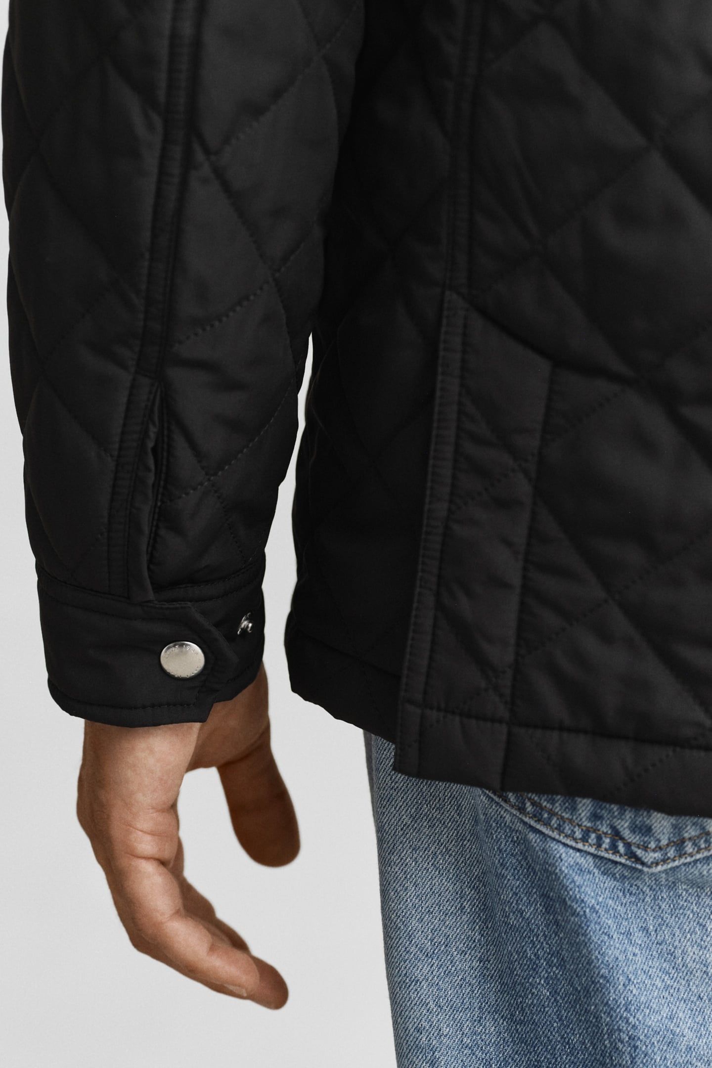QUILTED WINDCHEATER MID JACKET BLACK 6