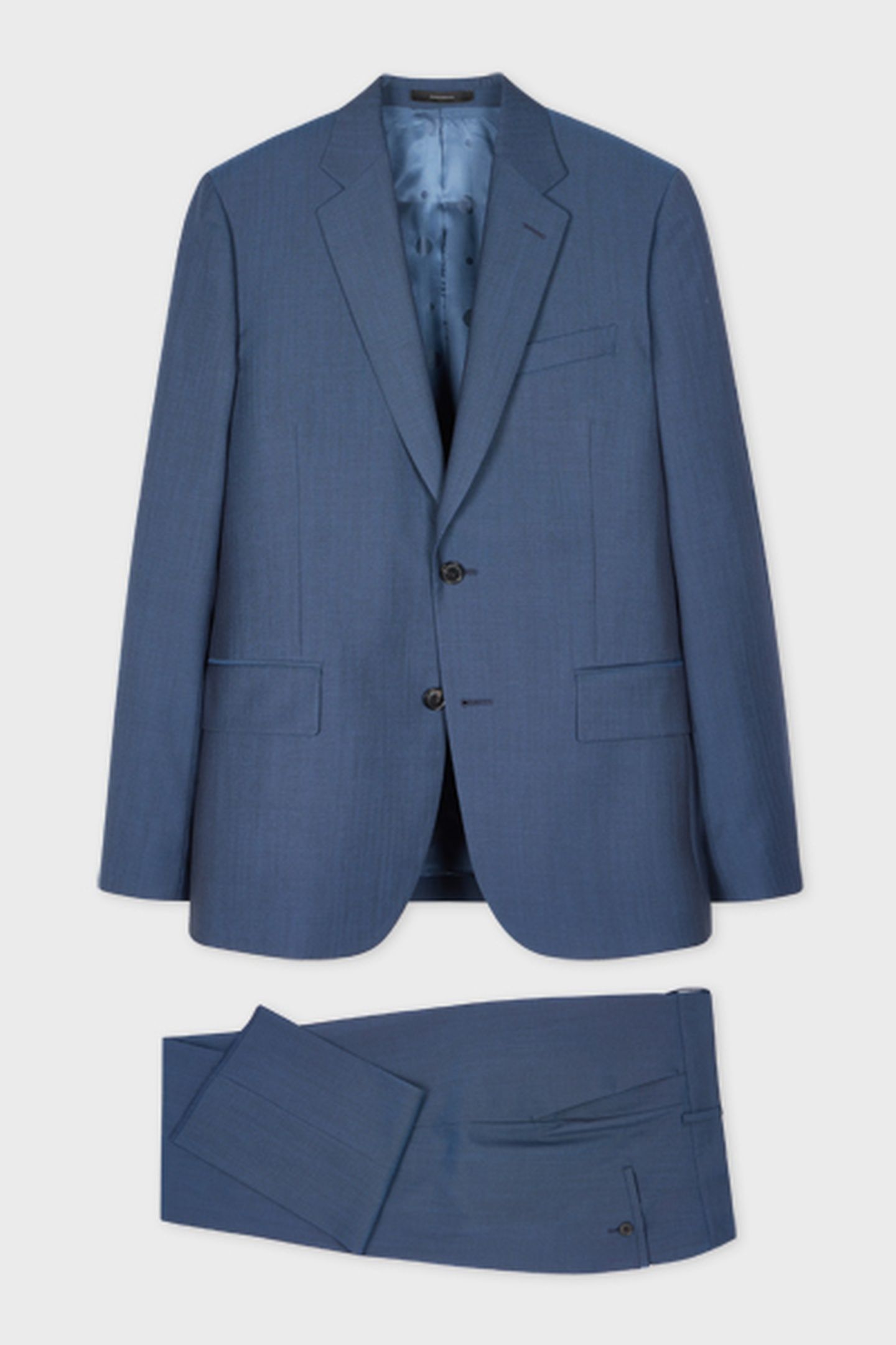 MENS TAILORED FIT 2 BUTTON SUIT NAVY 3