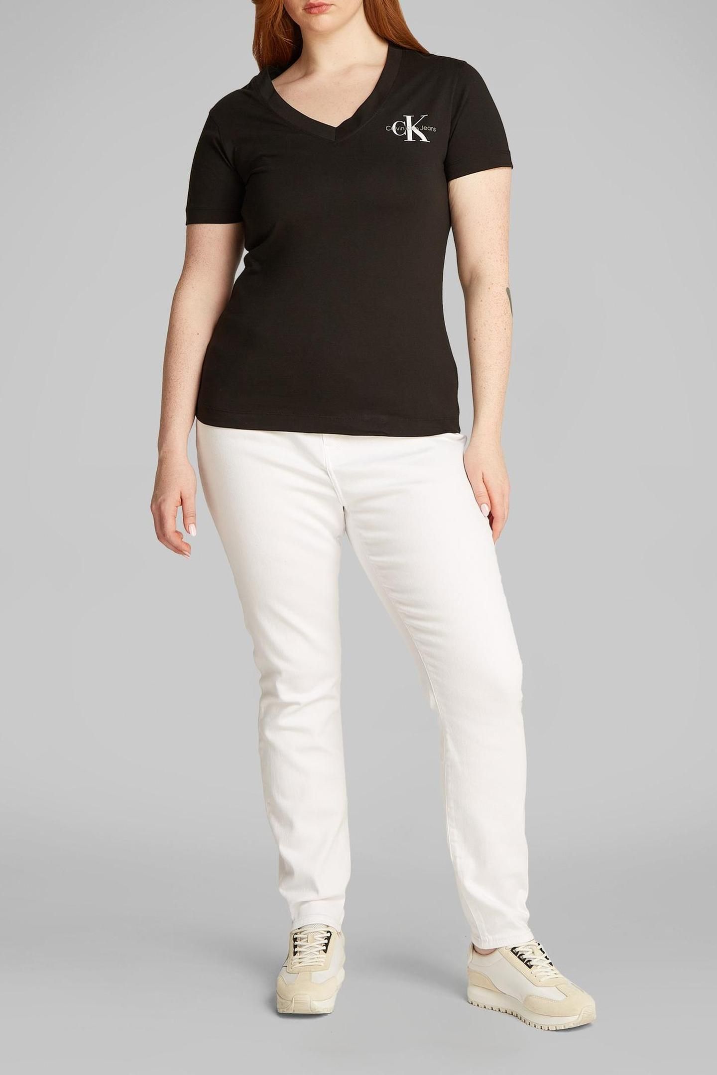 PLUS 2-PACK MONOLOGO TEE MOONBEAM/BLACK 4