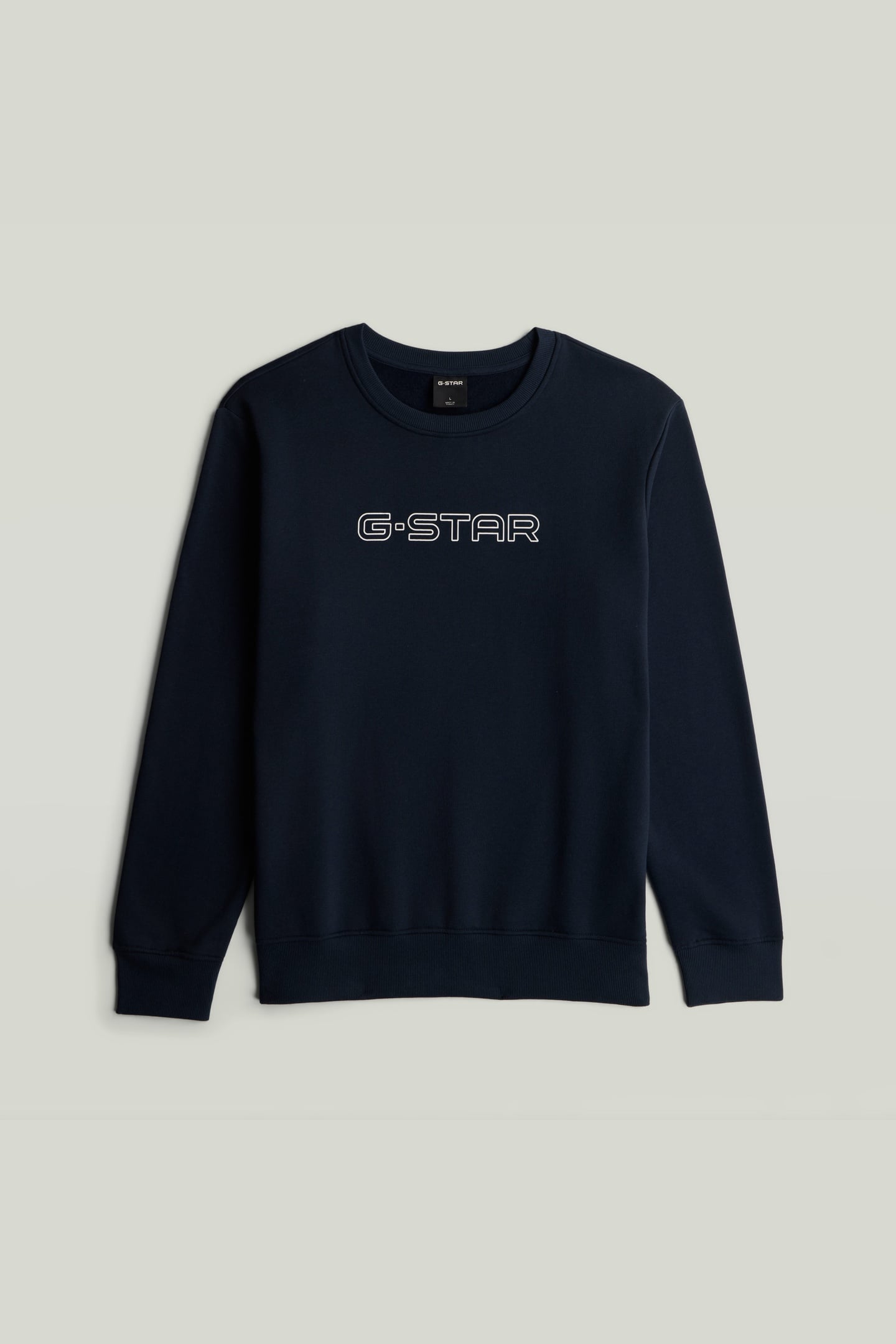 G-STAR SLIM CREW SWEAT L/S BLUE 4