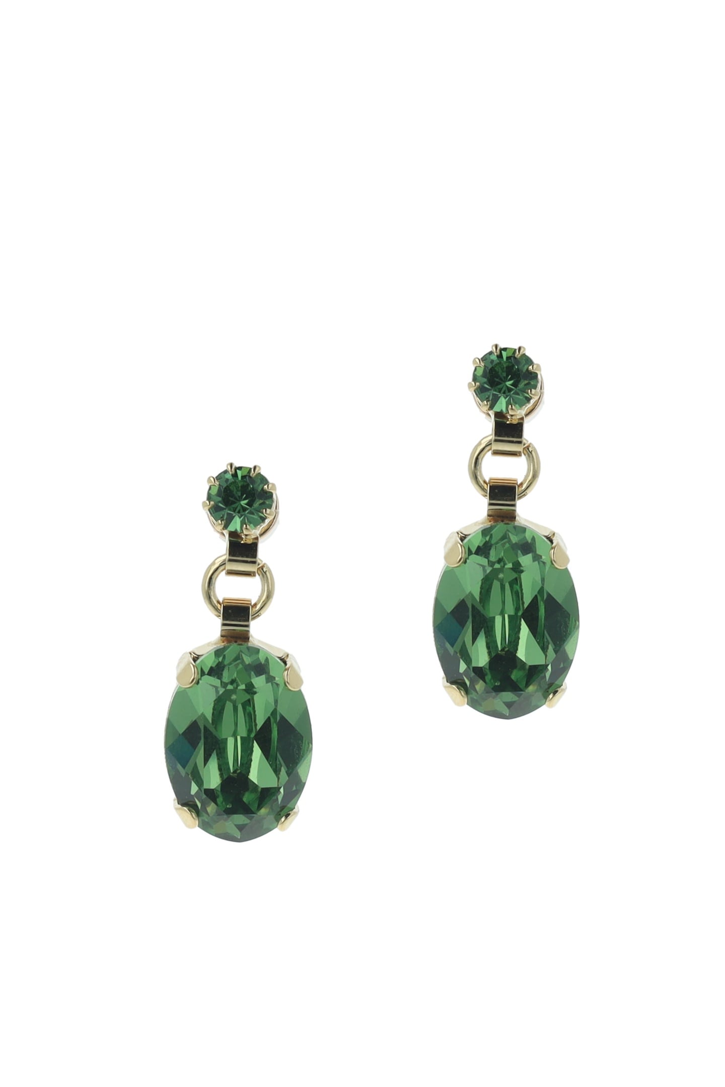 ANTIQUE EARHANGERS ERINITE GREEN 1