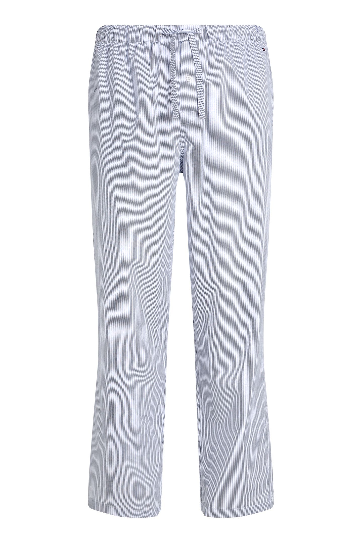 WOVEN PJ PANT PRINT DOTTED STRIPES VESSEL BLUE 4