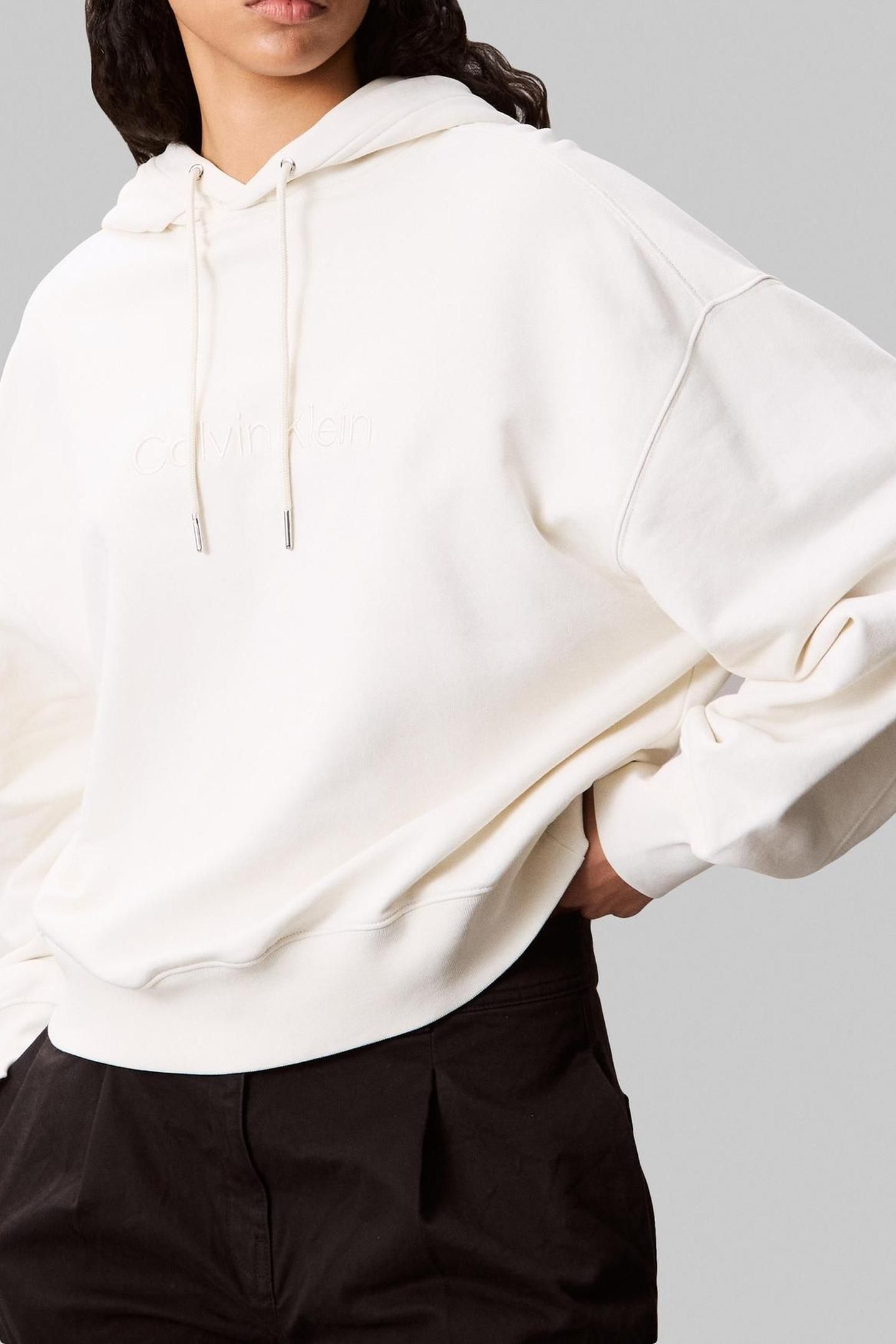 LOGO EMB FRENCH SWEATSHIRT TOFU 5