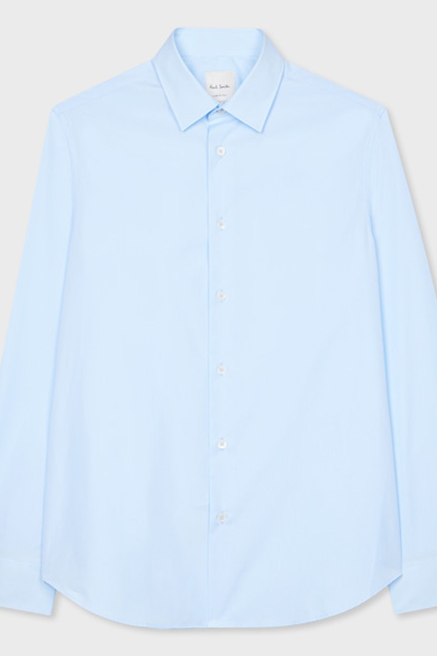 MENS S/C SLIM FIT SHIRT LIGHT BLUE 5