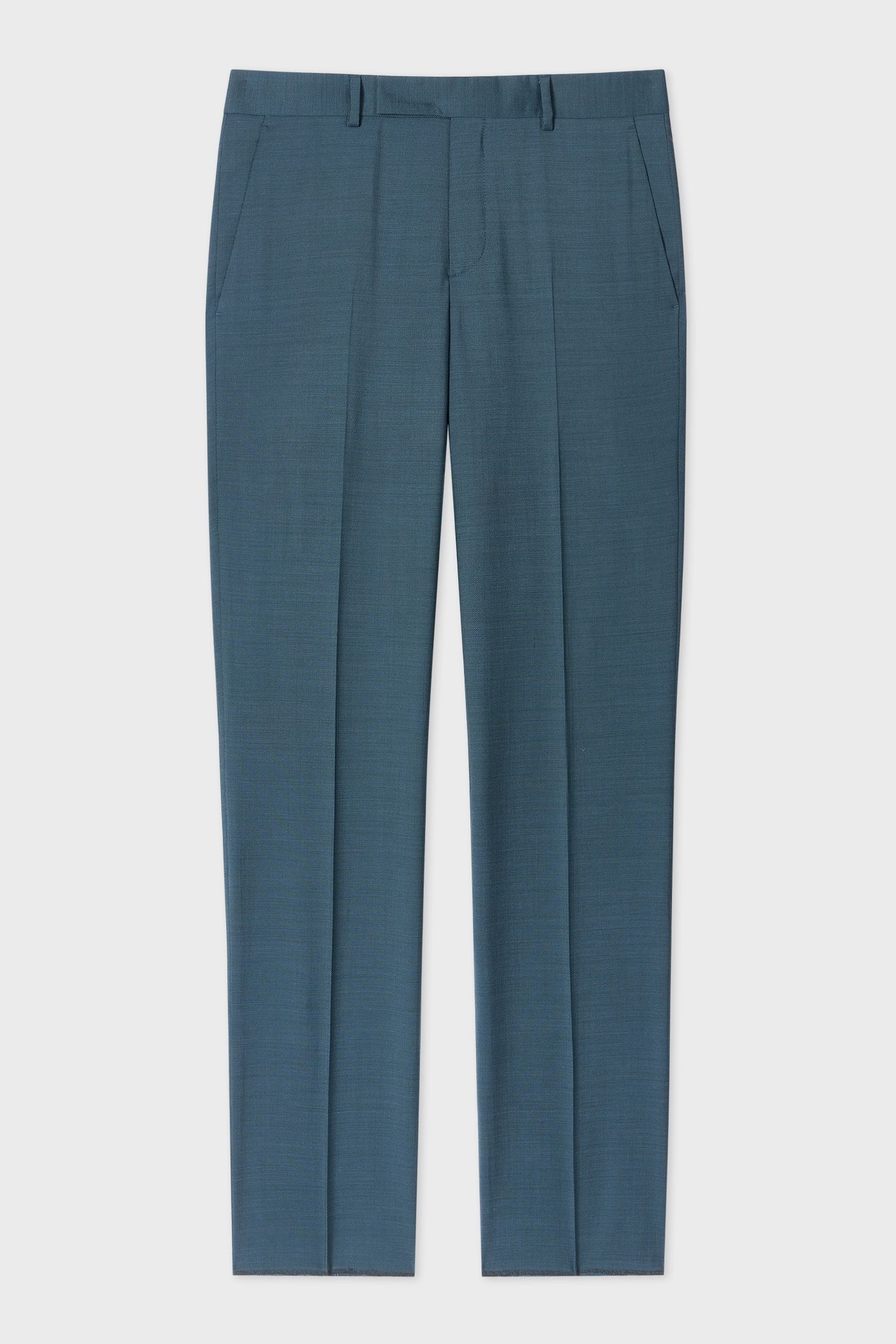 MENS TAILORED FIT 2 BUTTON SUIT PETROL GREEN 2