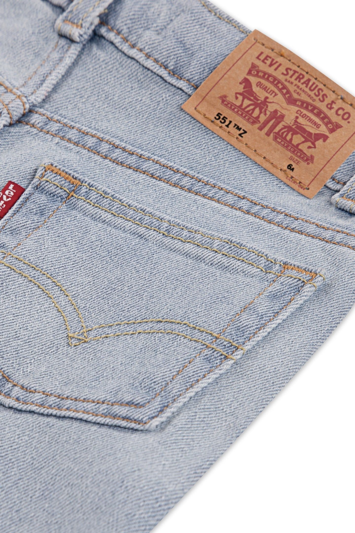 BOYS 551Z AUTHENTIC STRGHT JEAN KISS AND GOODBYE 3