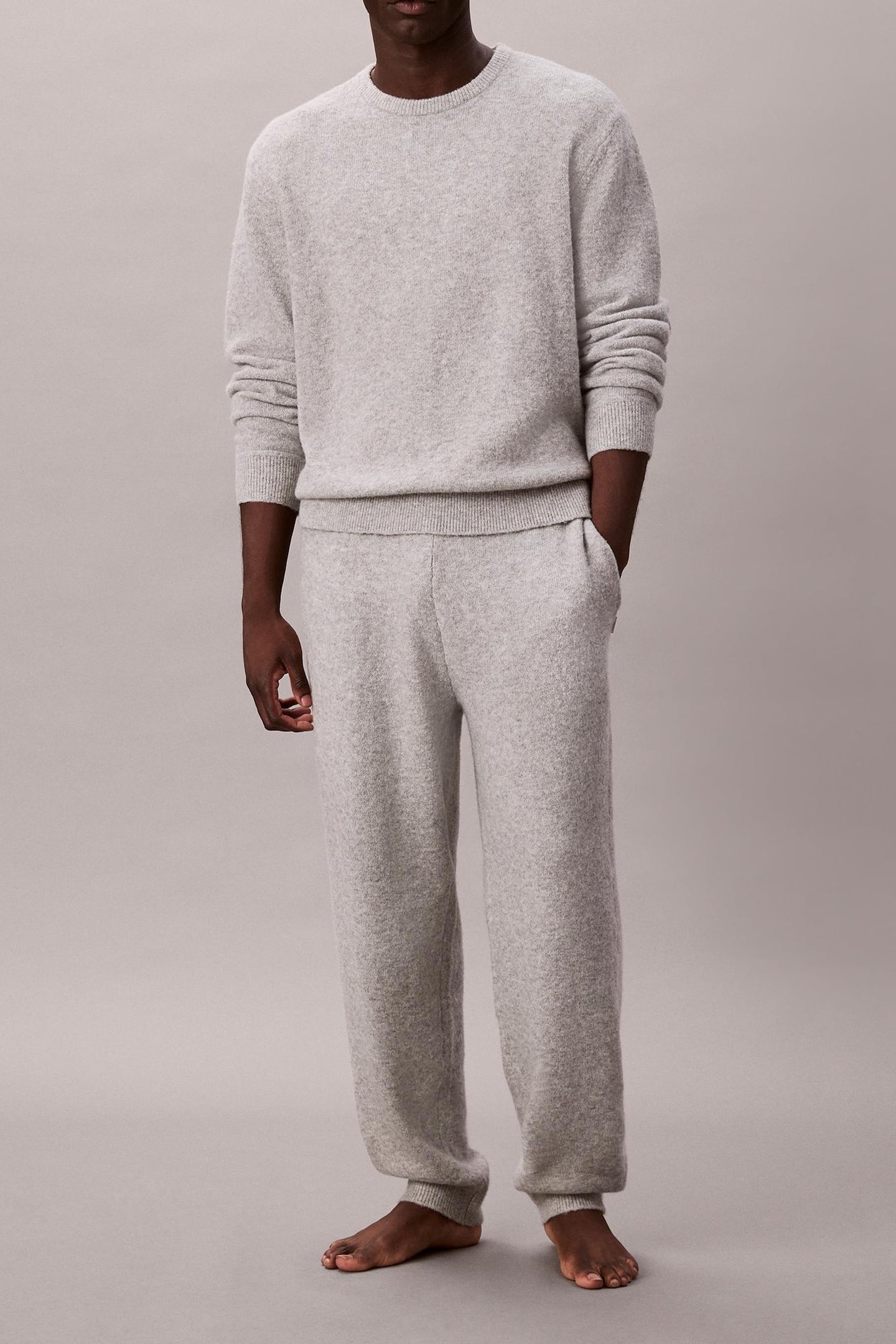 SWEATER CREW GREY HEATHER 3