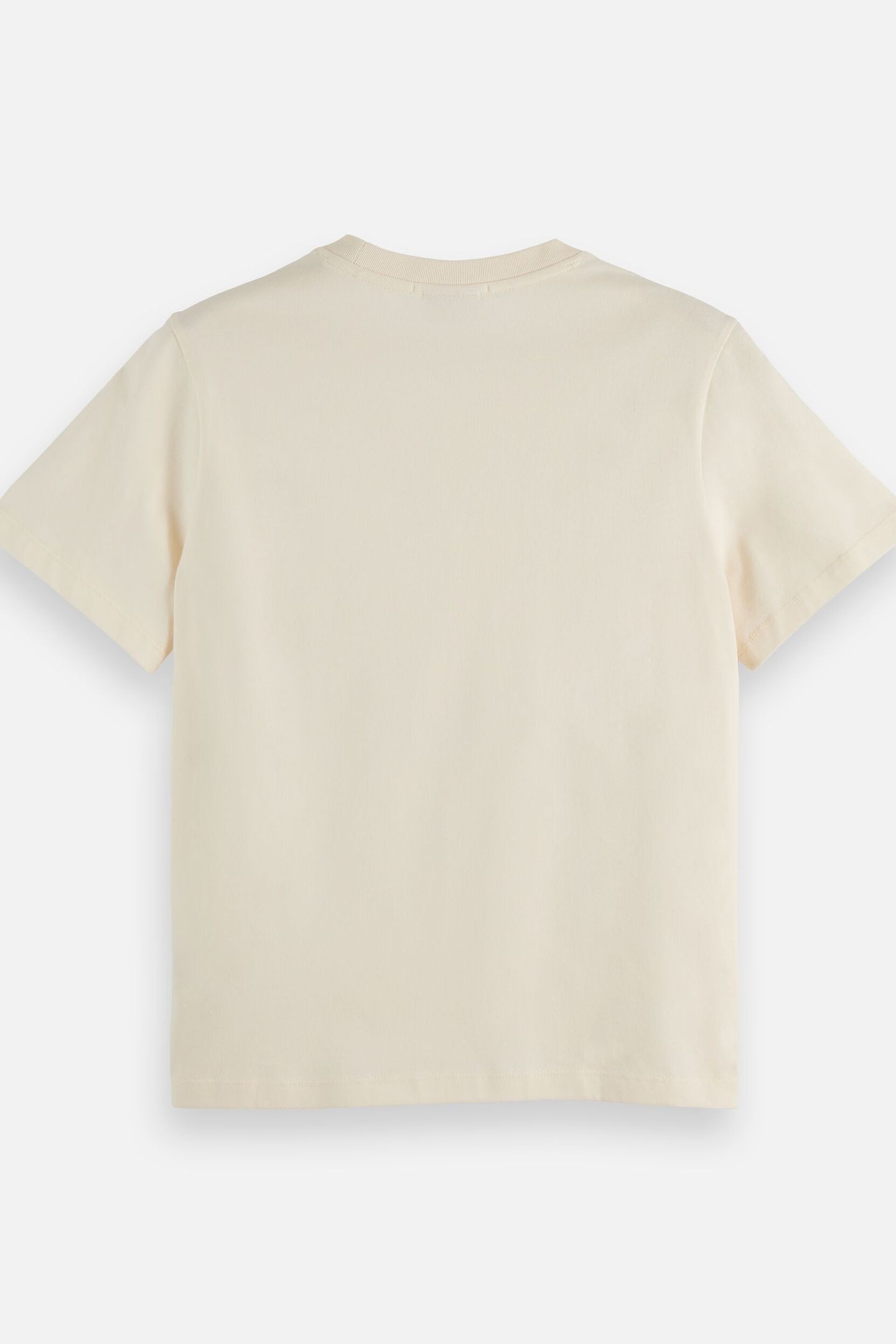 CHEST ARTWORK REGULAR T-SHIRT OFF WHITE 5