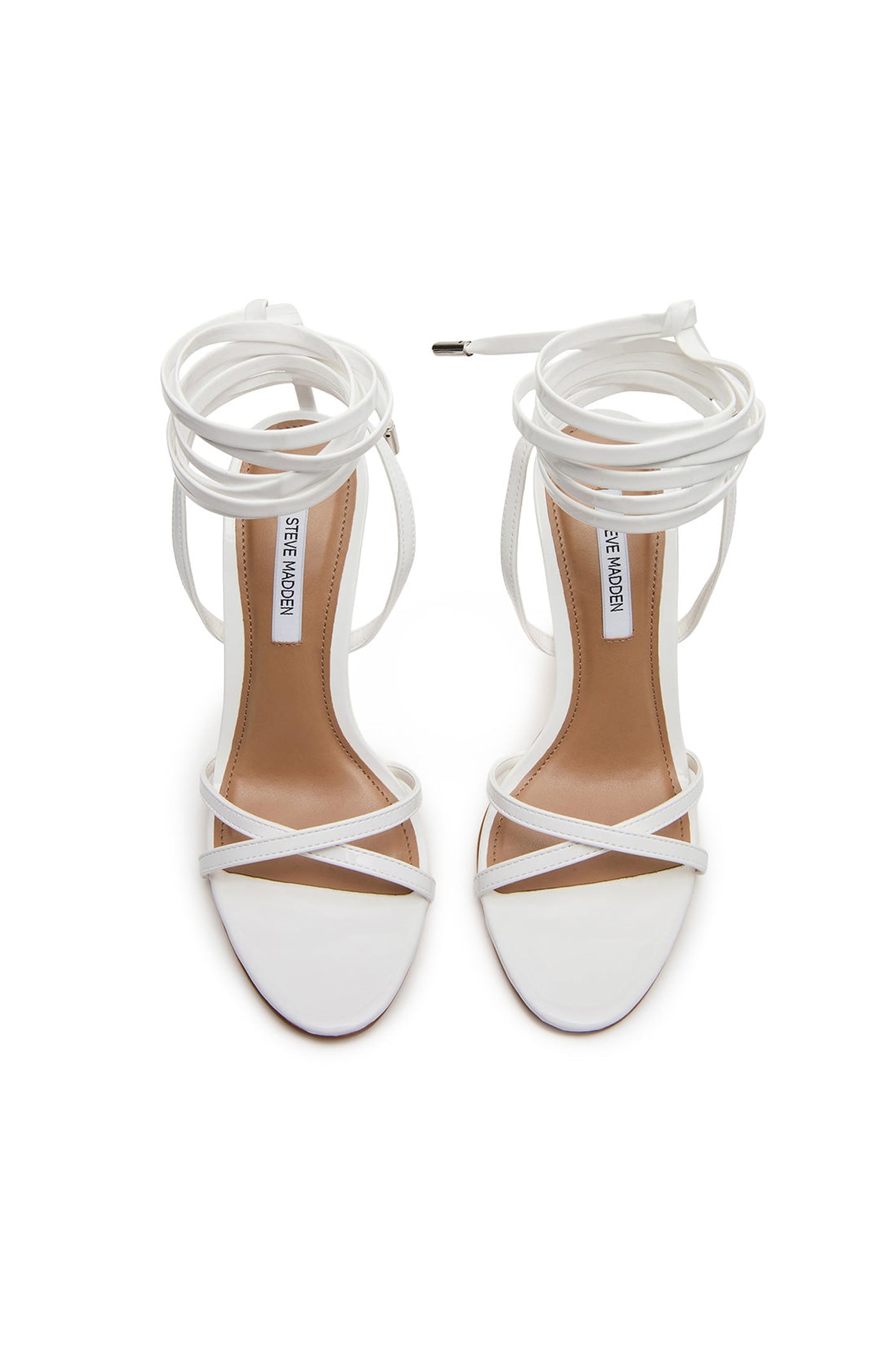 NERI SANDALS WHITE PATENT 5