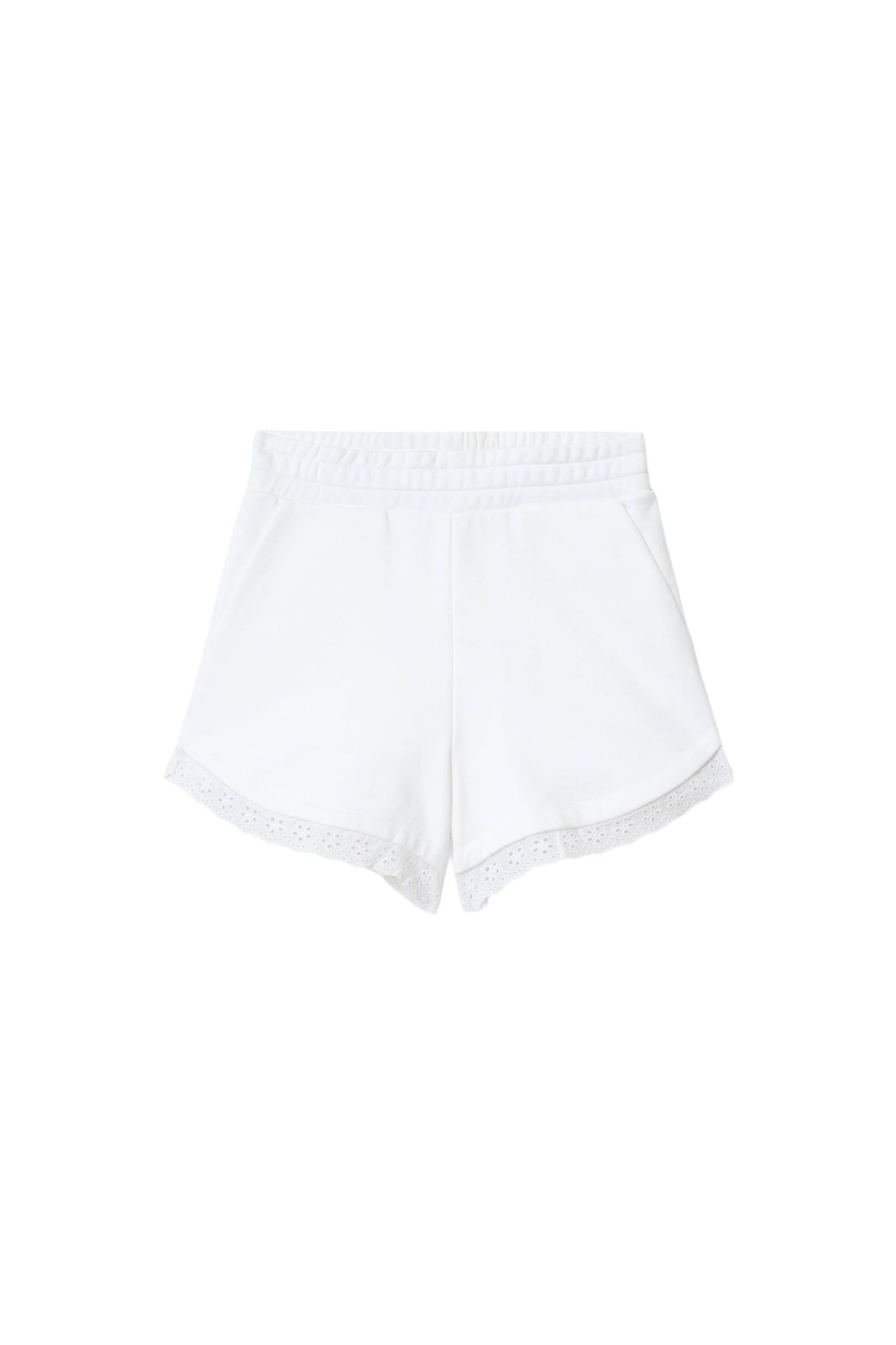 LELE LACE SHORT OPTIC WHITE 4