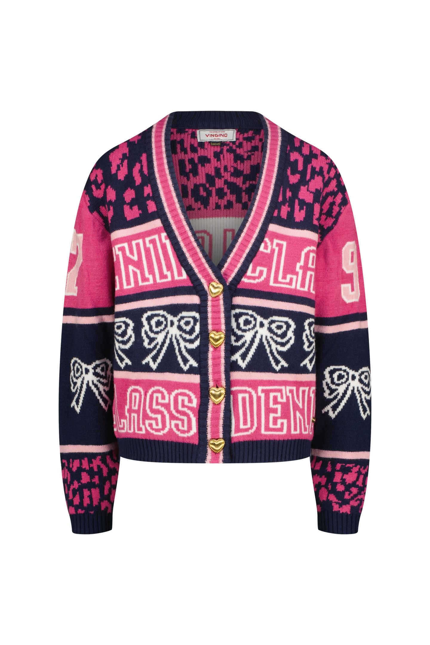 GIRLS MINDY CARDIGAN DARK BLUE 4