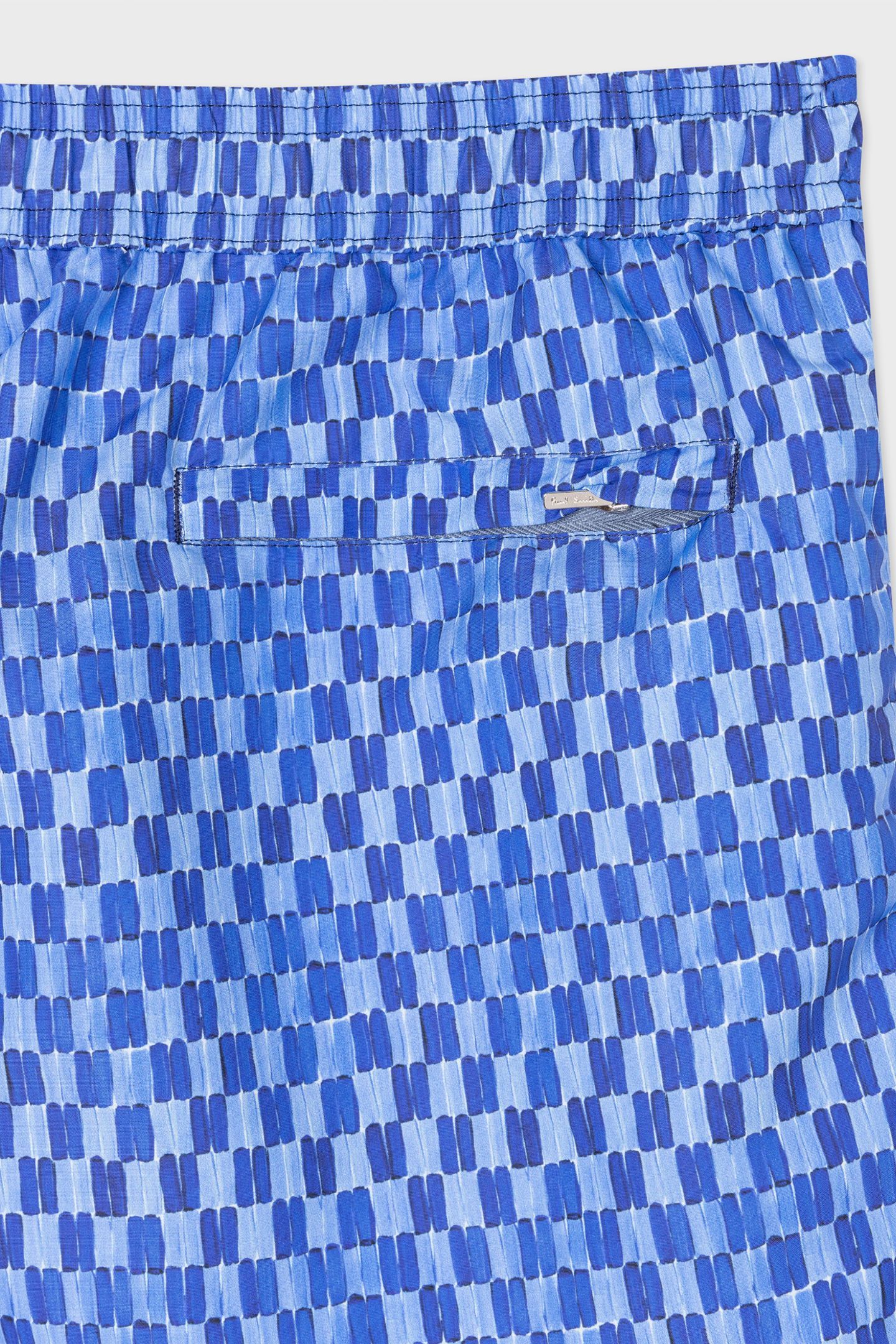 MEN SWIM SHORT PAINT GEO NAVY 7