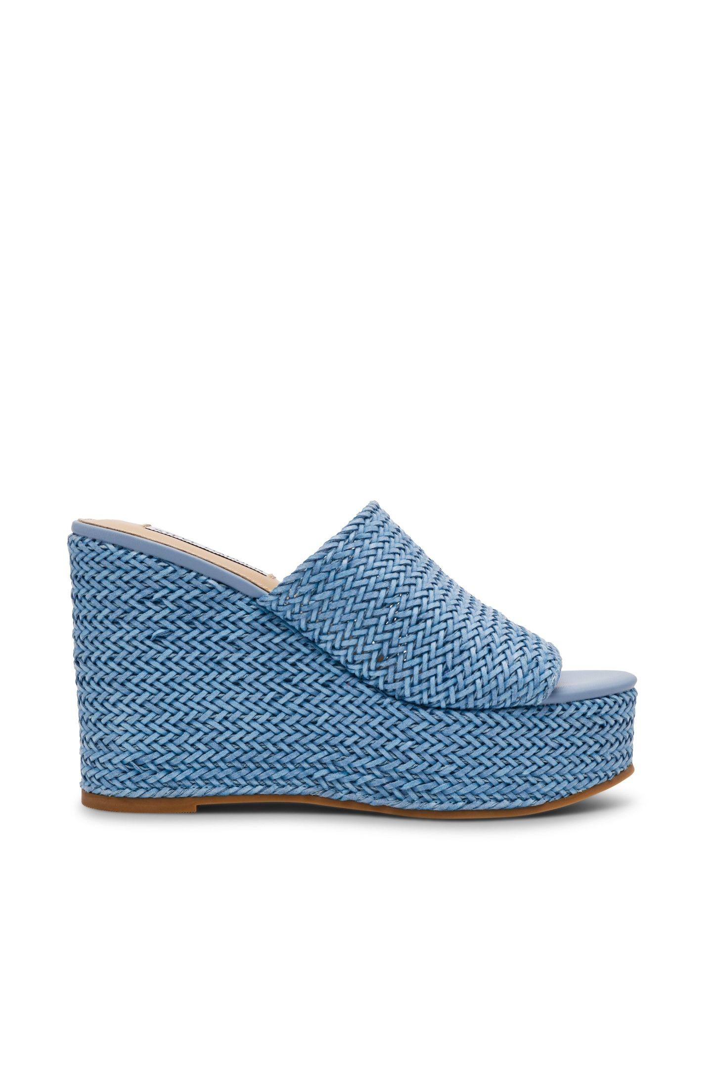 CASSI SANDALS BLUE RAFFIA 1