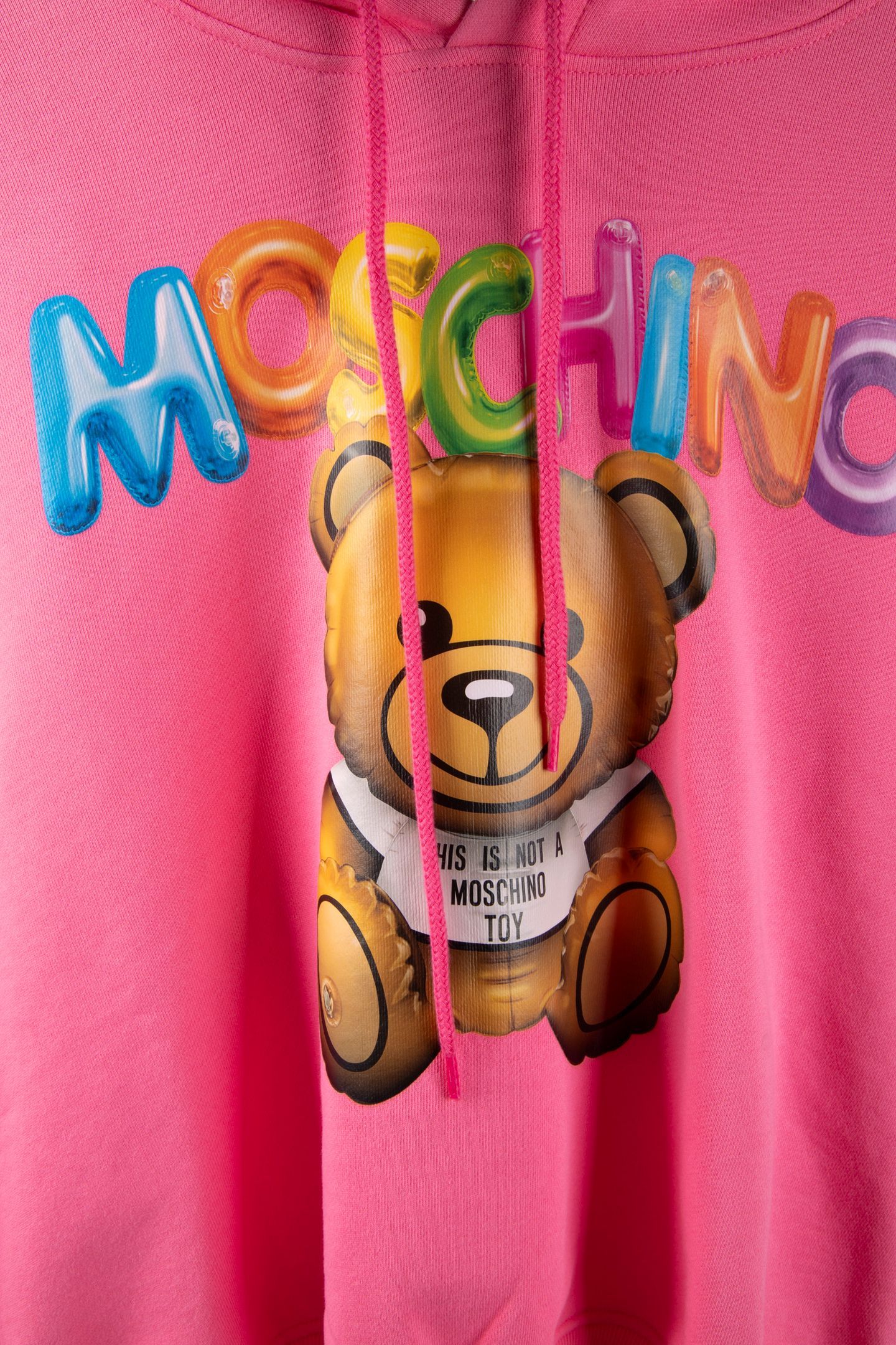 INFLATABLE TEDDY BEAR HOODIE PINK 4